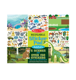 Melissa & Doug Reusable Sticker Pad - Habitats