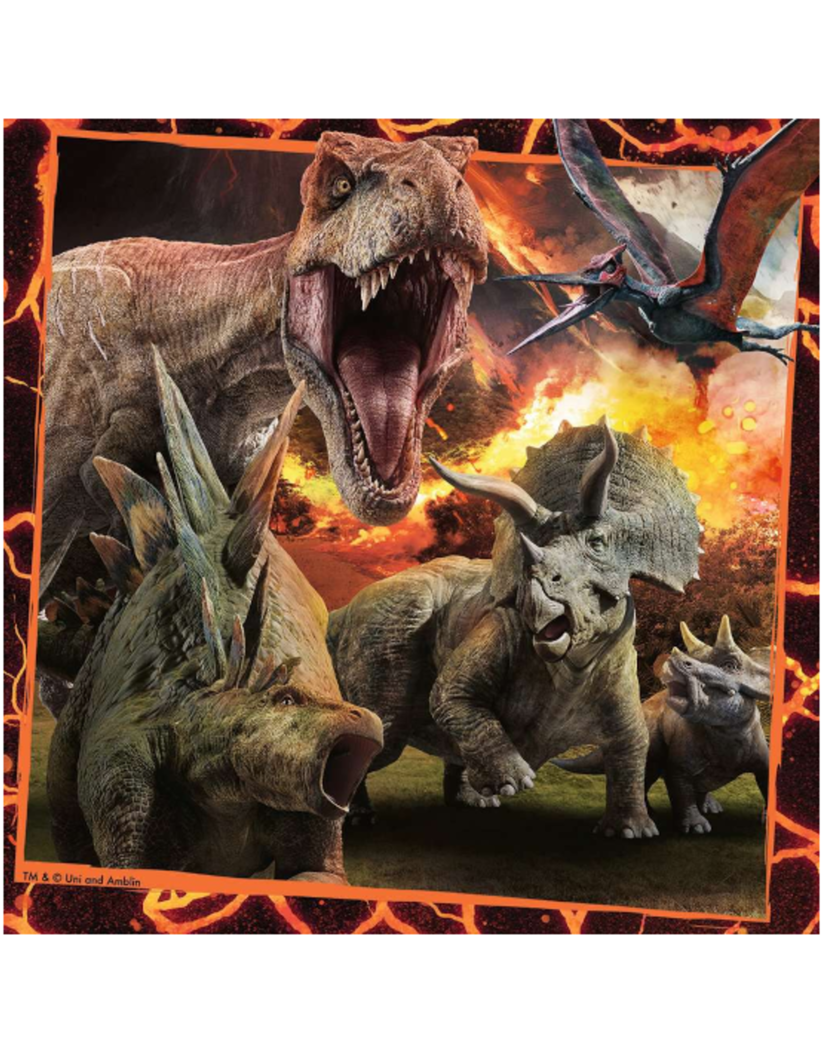 Ravensburger Ravensburger - 5+ - 3 x 49 Pcs - Jurassic World Instinct To Hunt