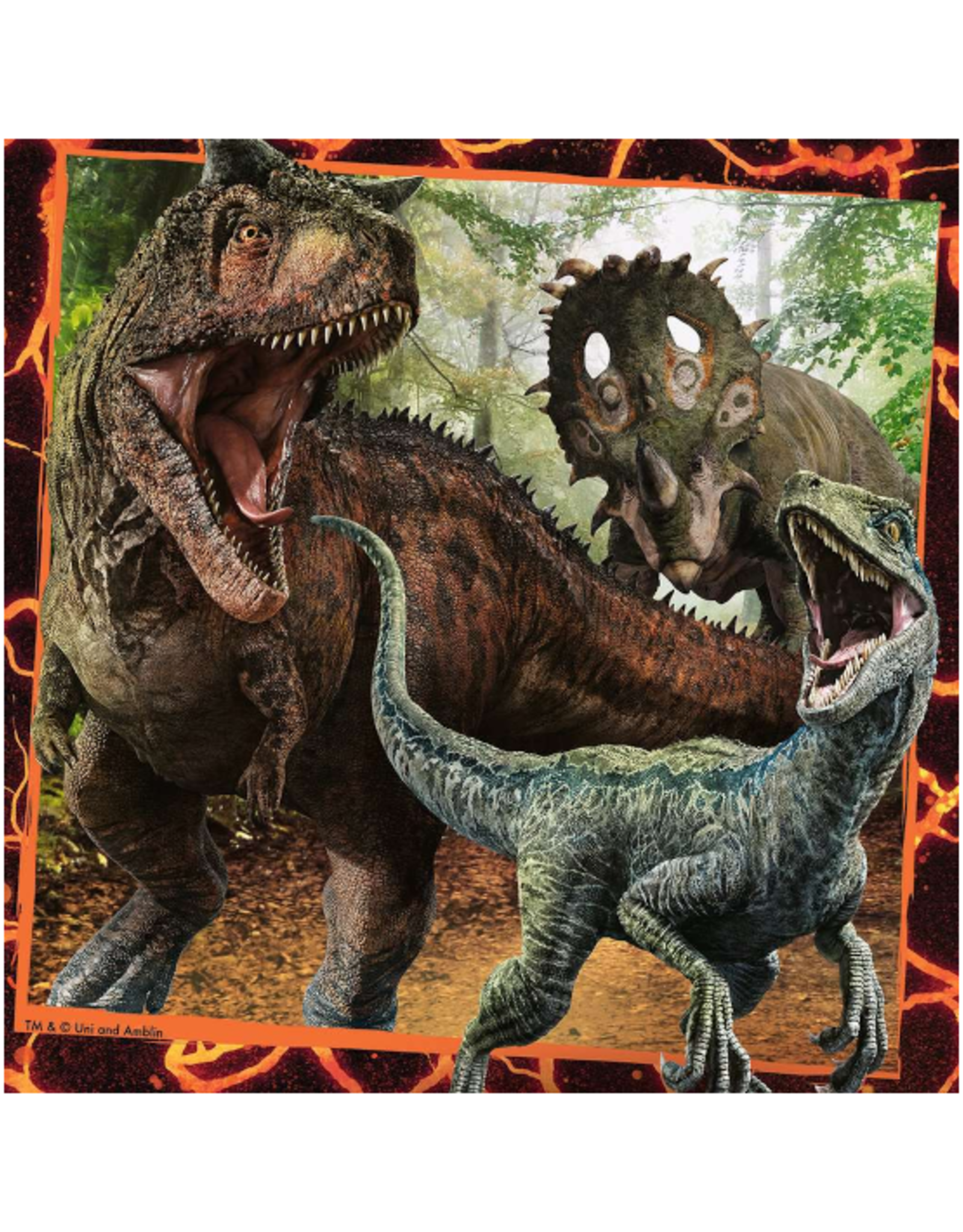 Ravensburger Ravensburger - 5+ - 3 x 49 Pcs - Jurassic World Instinct To Hunt