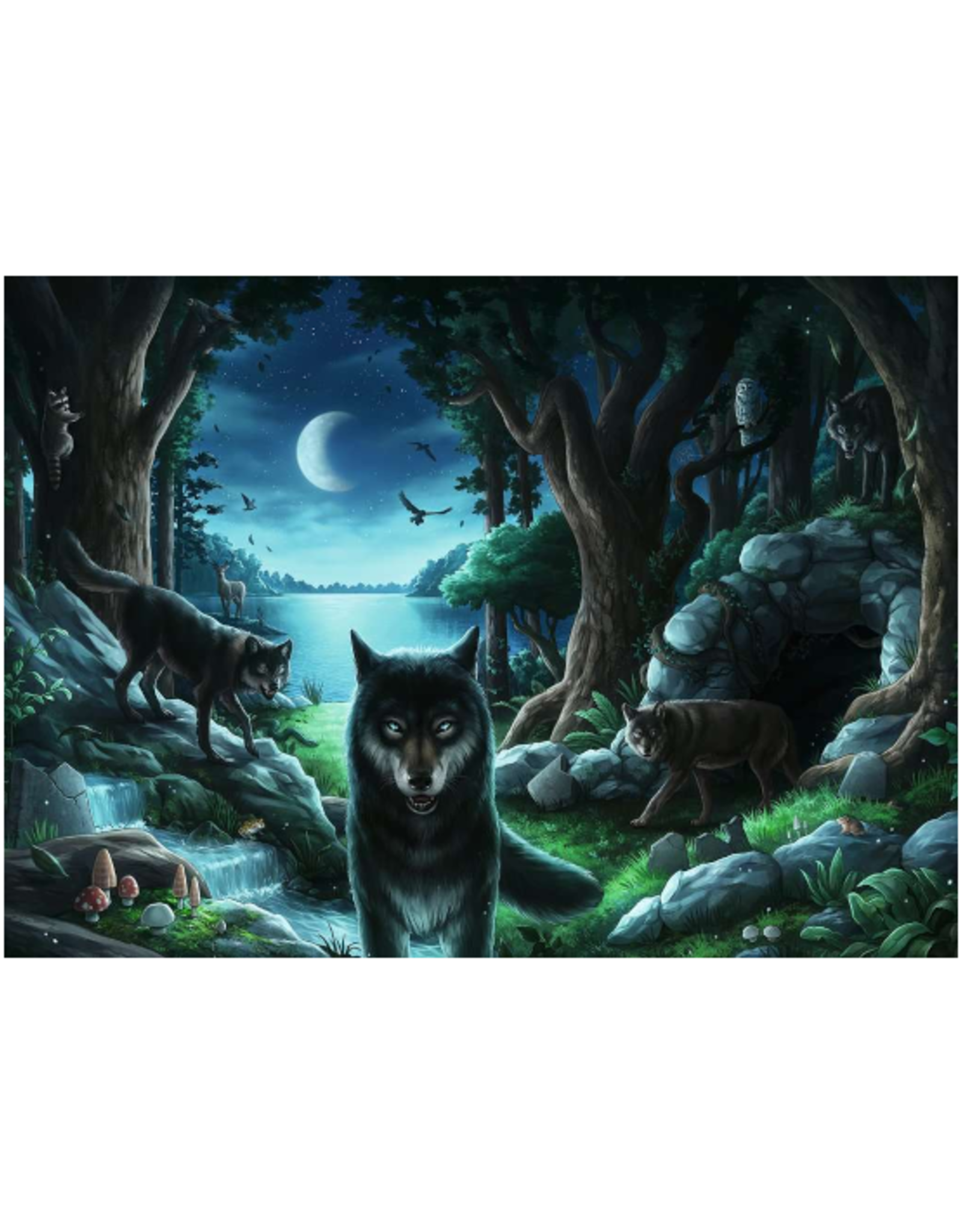 Ravensburger Ravensburger - 759 Pcs - Escape Puzzle - Curse of the Wolves