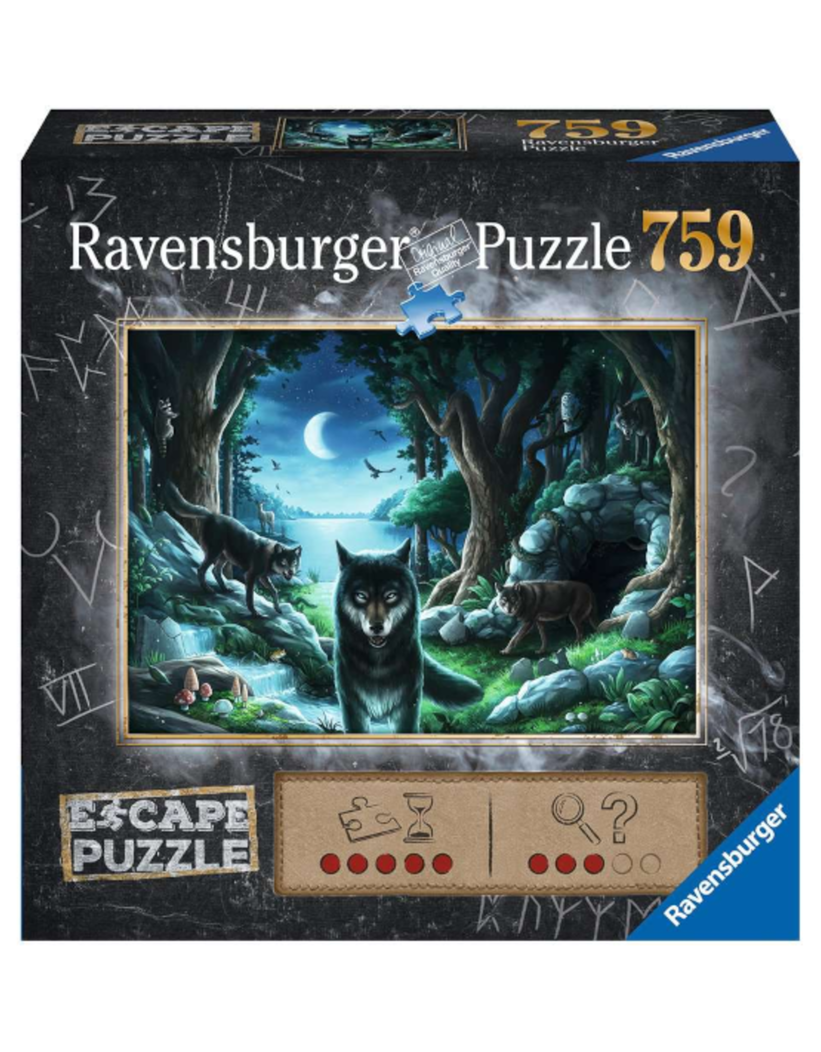 Ravensburger Ravensburger - 759 Pcs - Escape Puzzle - Curse of the Wolves
