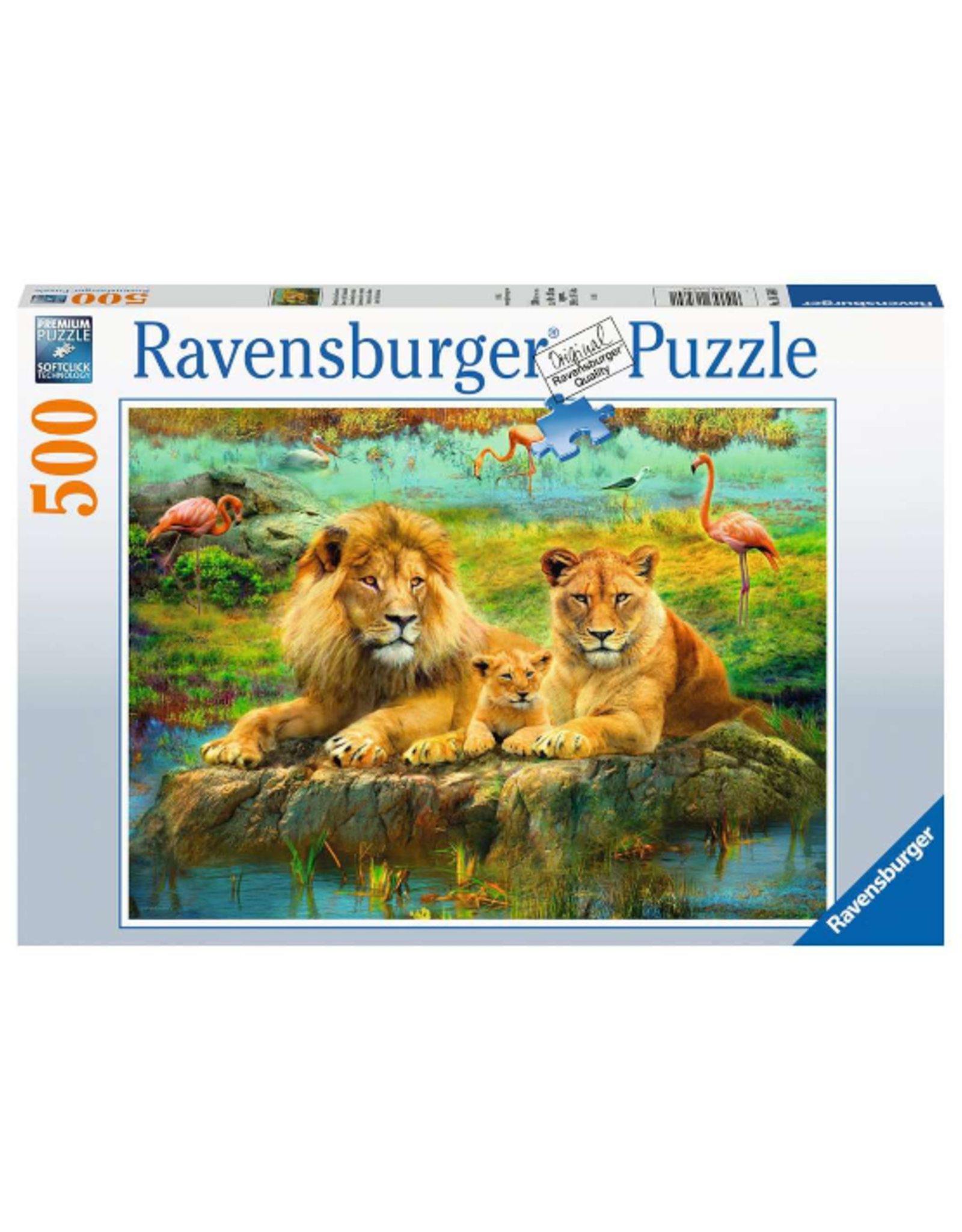 Ravensburger Ravensburger - 500pcs - Lions in the Savanna