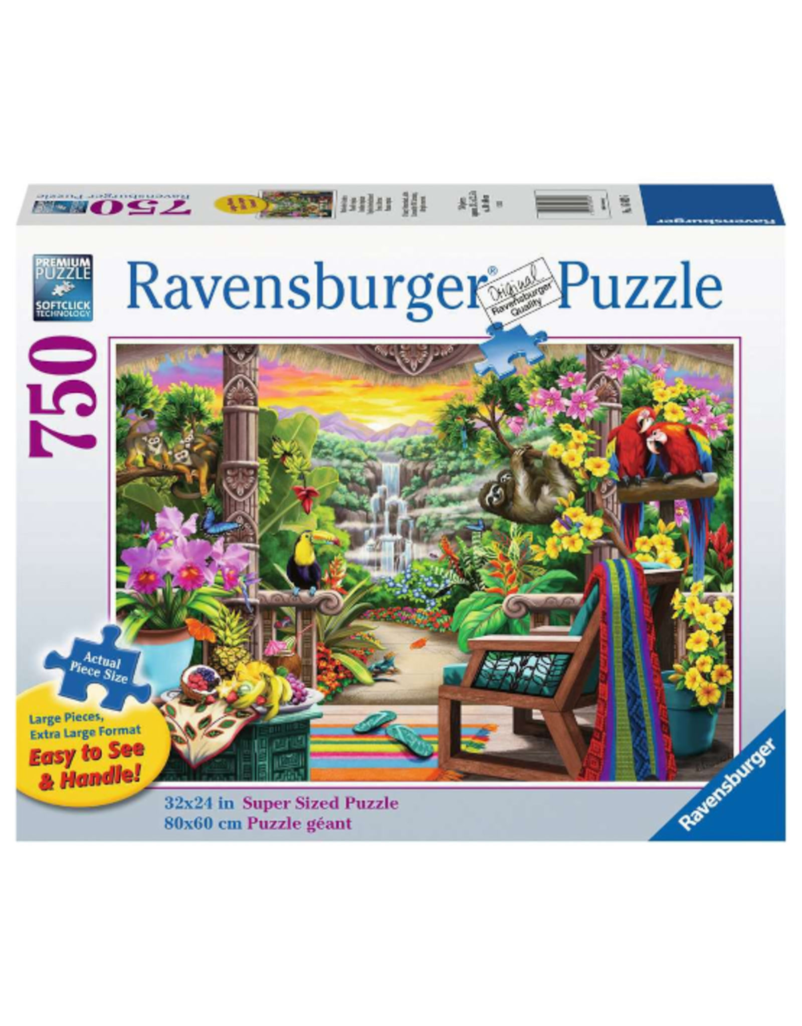 Ravensburger Ravensburger - 750pcs - Large Format - Tropical Retreat