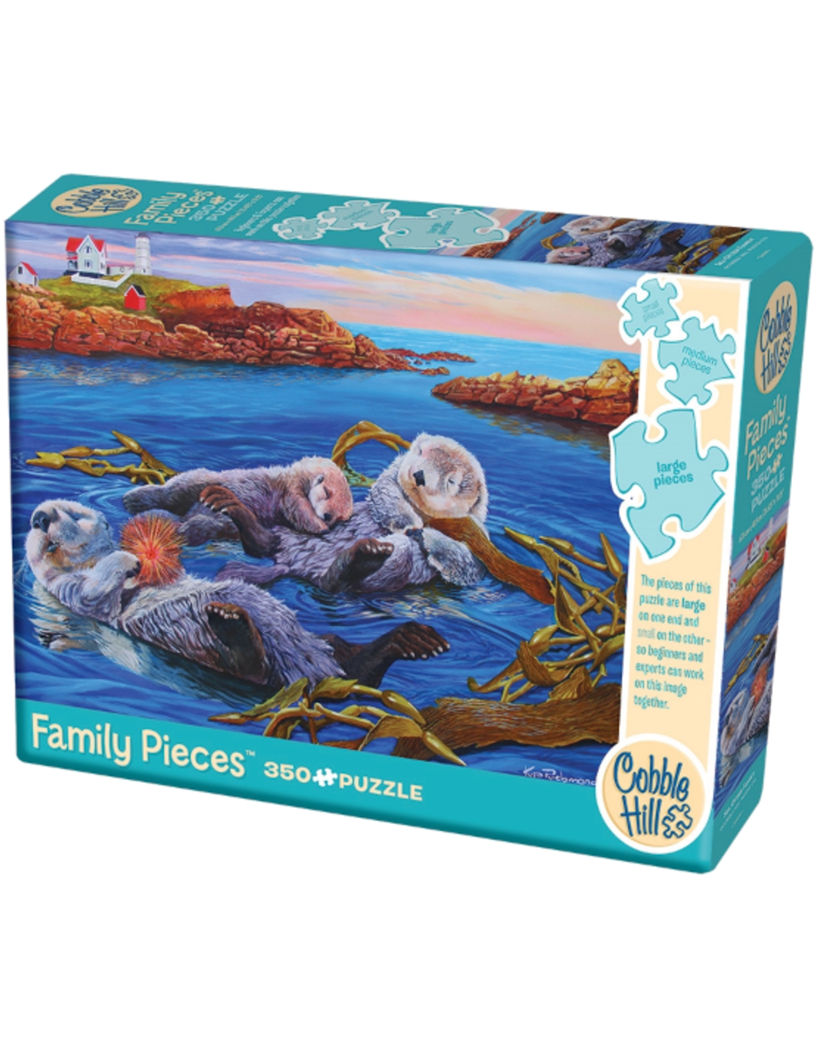 Cobble Hill Cobble Hill - 350pcs - Family Pieces - Sea Otter Family