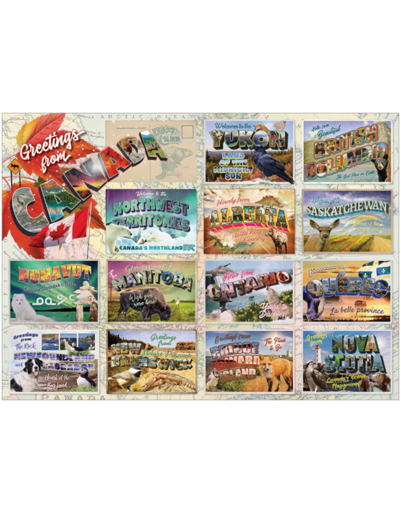 Cobble Hill Cobble Hill - 1000pcs - Greetings From Canada