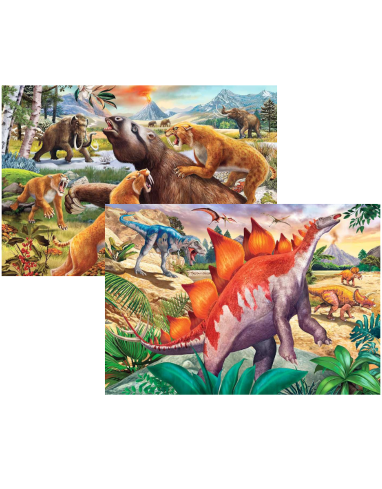 Ravensburger Ravensburger - 4+ - 2 x 24 - Jurassic Wildlife