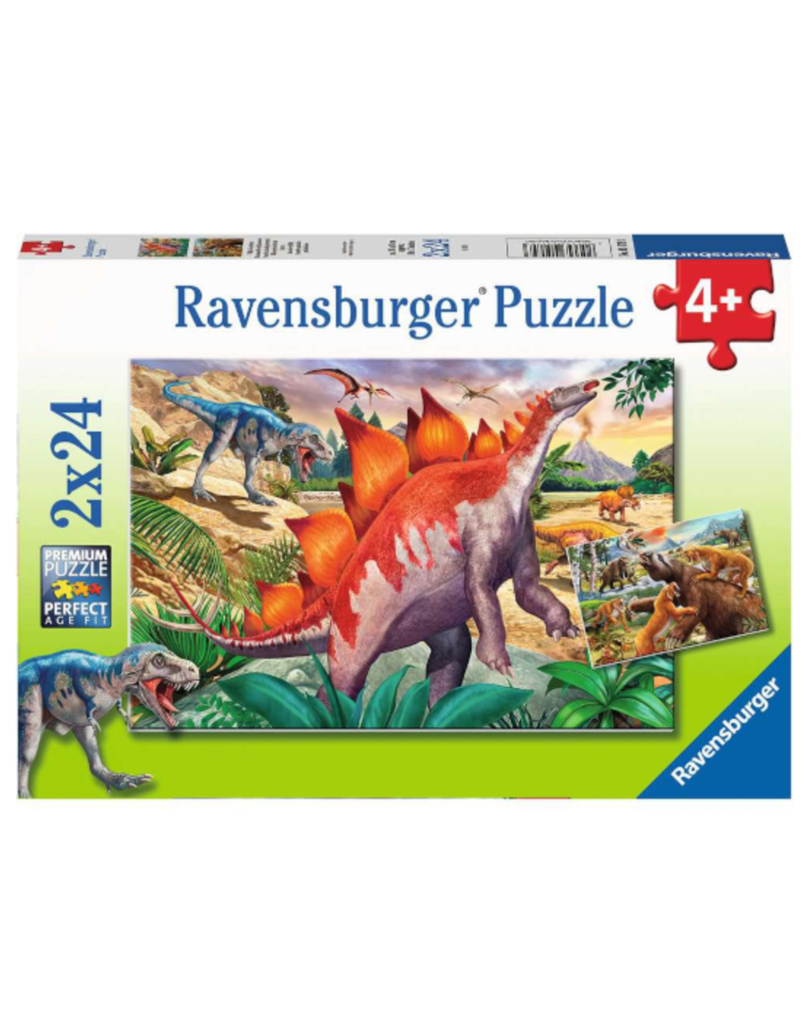 Ravensburger Ravensburger - 4+ - 2 x 24 - Jurassic Wildlife
