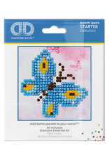 Diamond Dotz Diamond Dotz - Starter Kit Butterfly Sparkle Diamond Dotz Art Kit