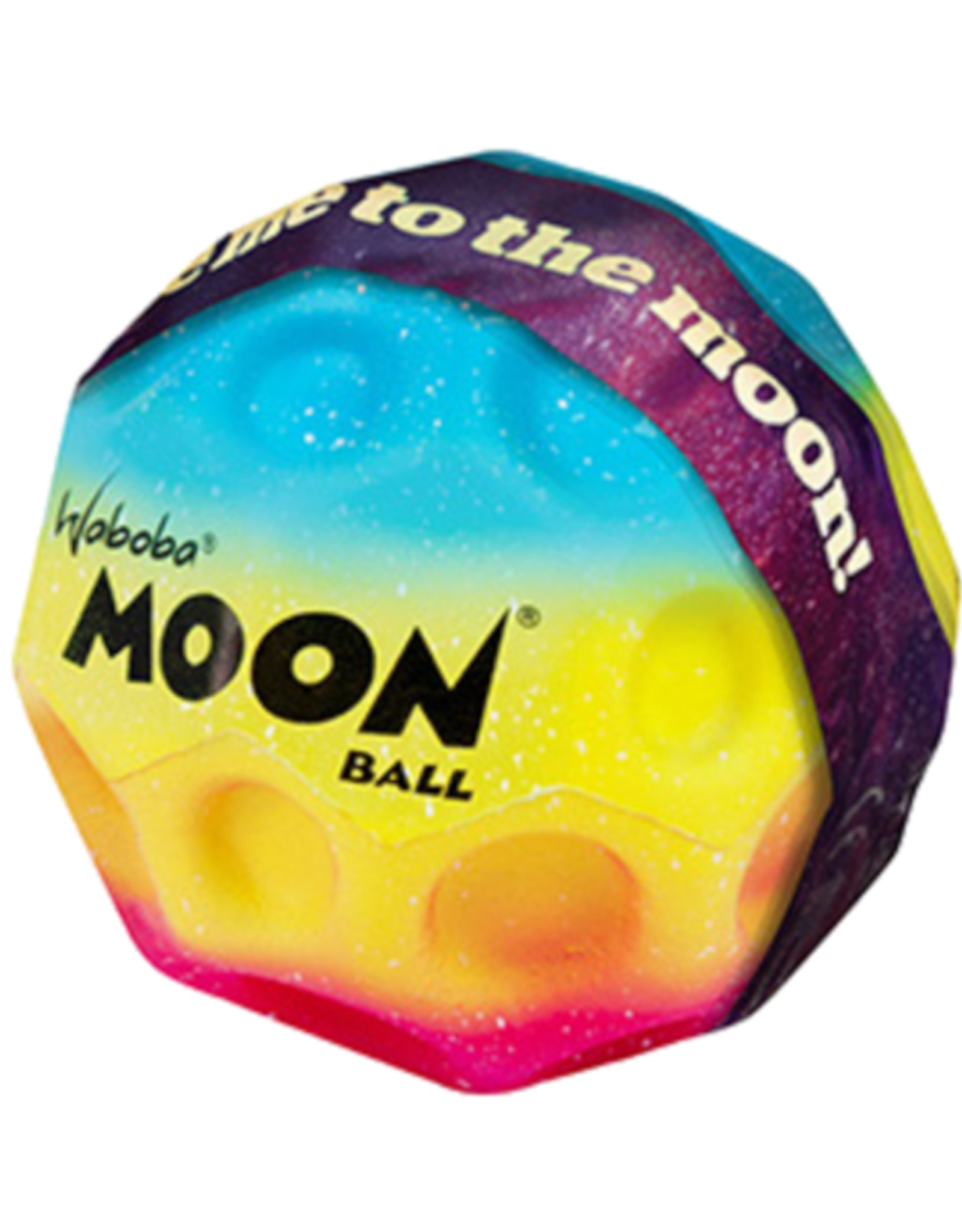 Toysmith Waboba - Moon Ball Rainbow Gradient