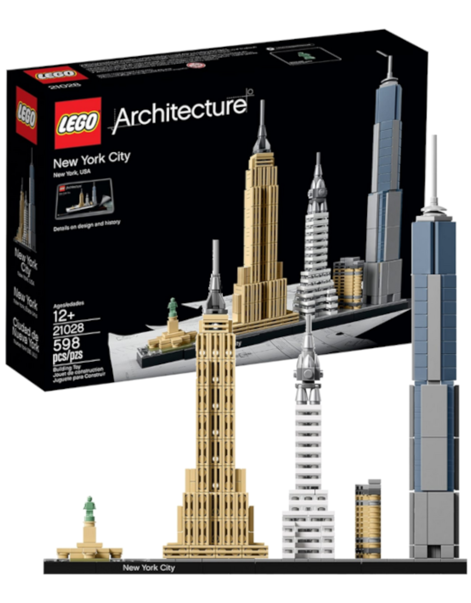 Review Lego Architecture New York City SET 21028 4K 