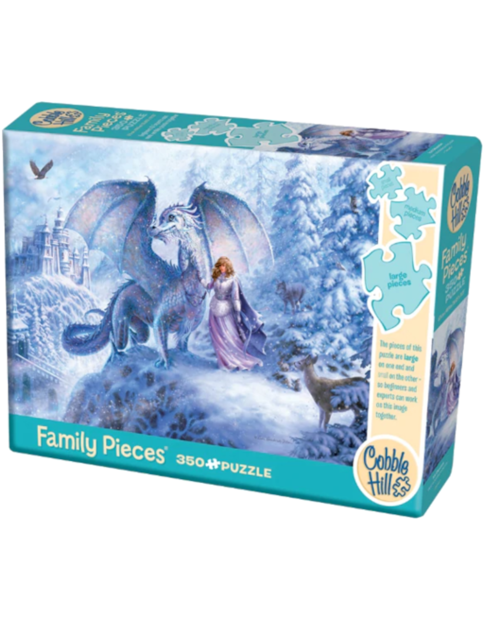 Cobble Hill - 350pcs - Family Pieces - Ice Dragon -  -  Westmans Local Toy Store