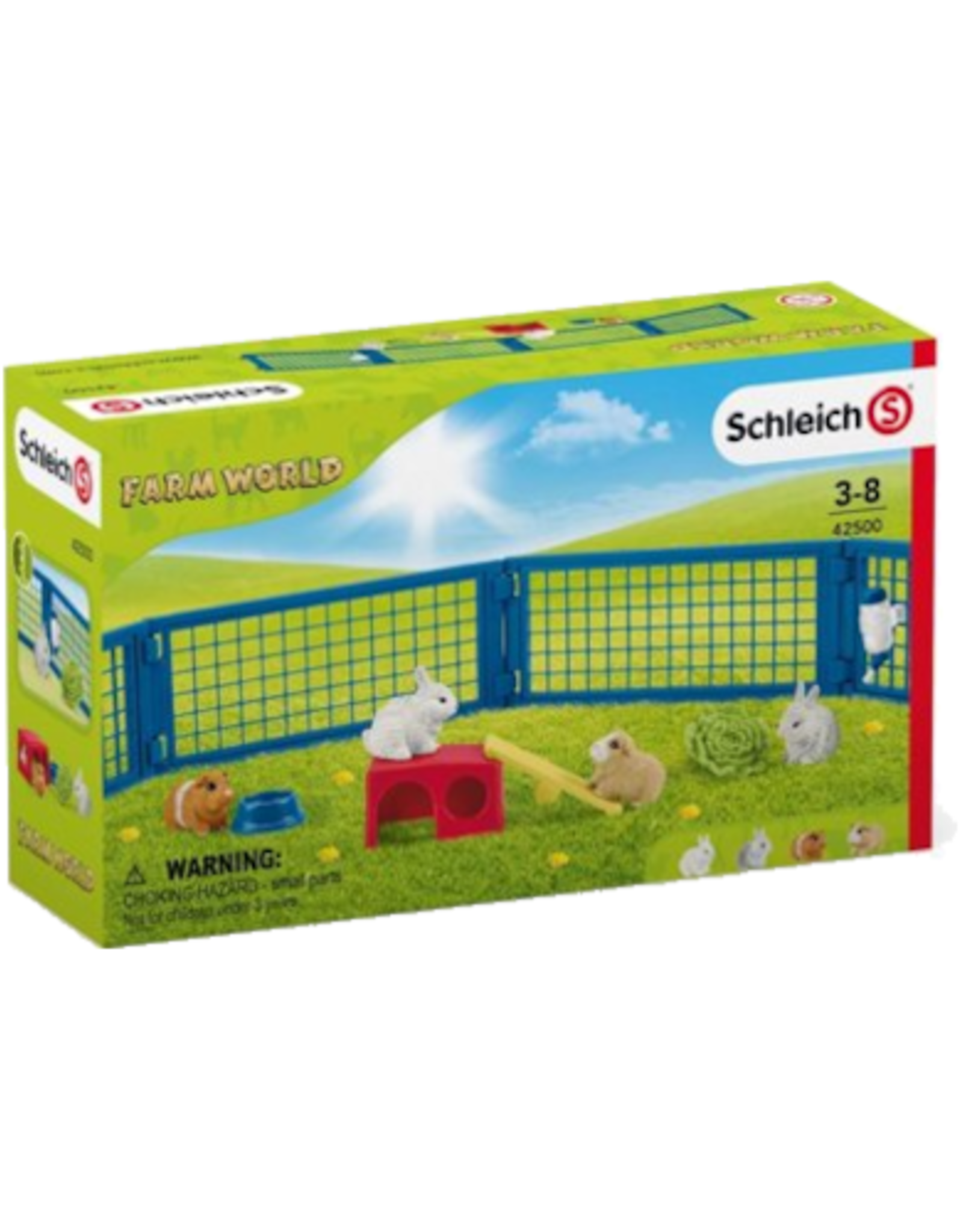 Schleich Schleich - Farm World - 42500 - Rabbit and Guinea Pig Hutch