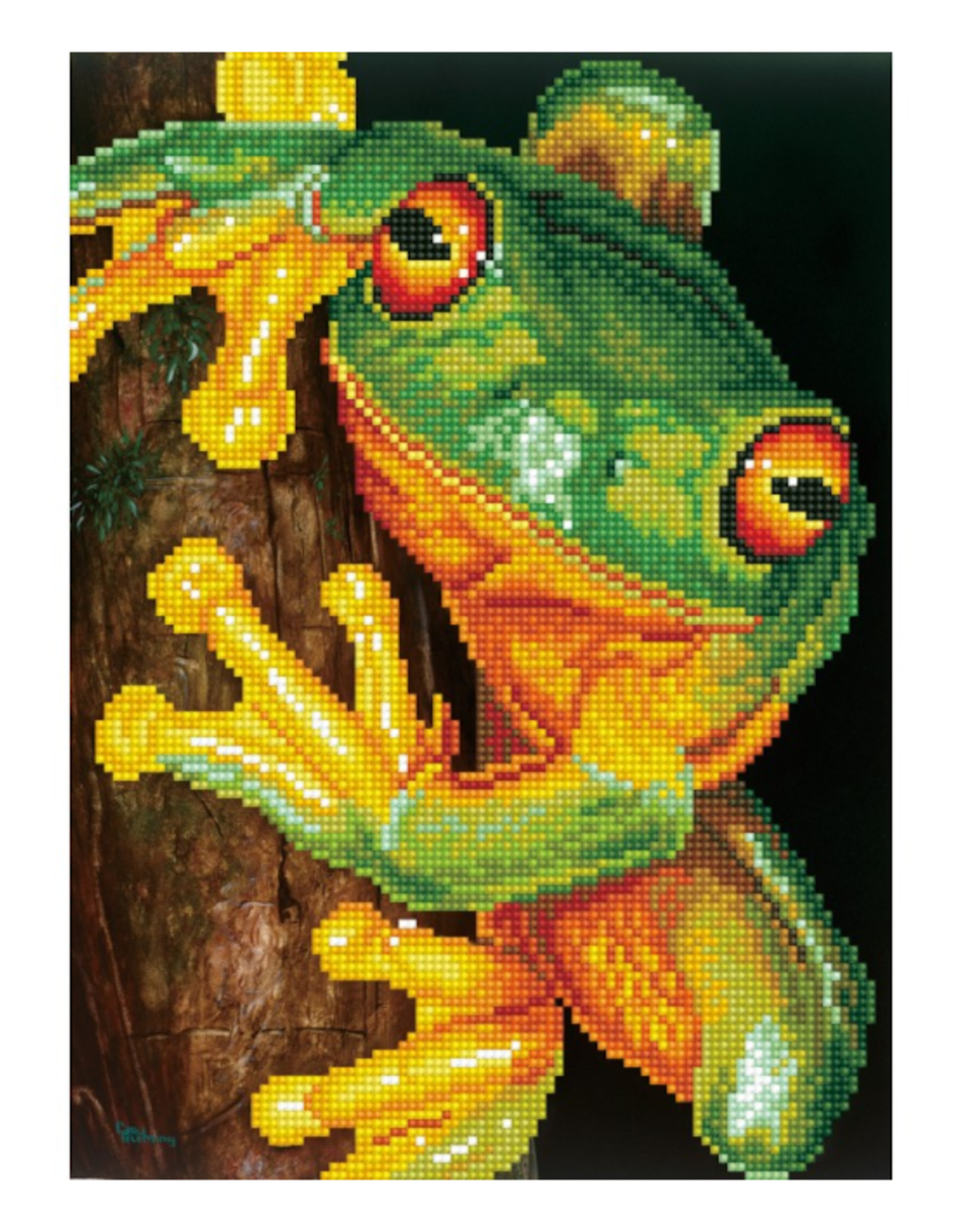 Diamond Dotz Diamond Dotz - Green Tree Frog Diamnd Dotz Art Kit