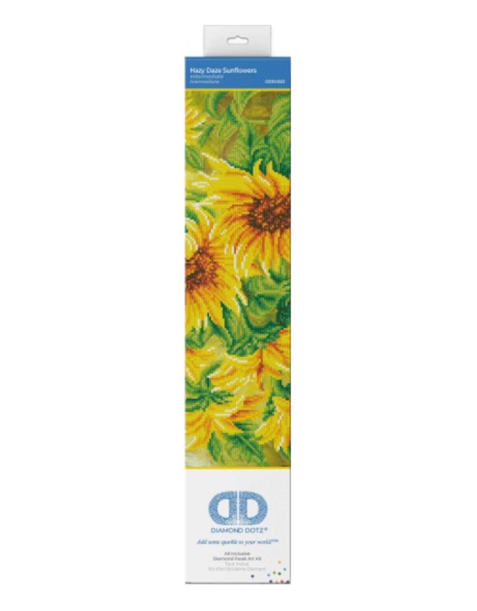 Diamond Dotz Diamond Dotz - Hazy Daze Sunflowers Diamond Dotz Art Kit