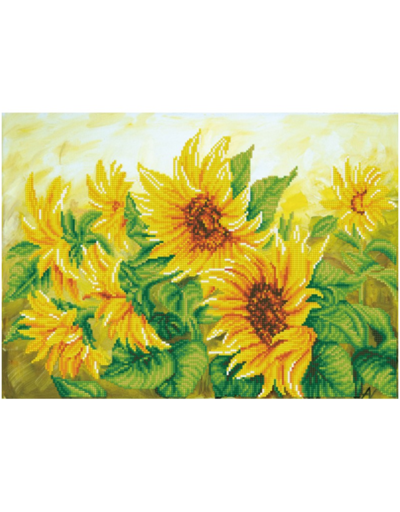 Diamond Dotz Diamond Dotz - Hazy Daze Sunflowers Diamond Dotz Art Kit