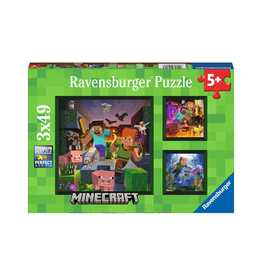 Ravensburger Minecraft Biomes (49 pcs x 3 Puzzles)
