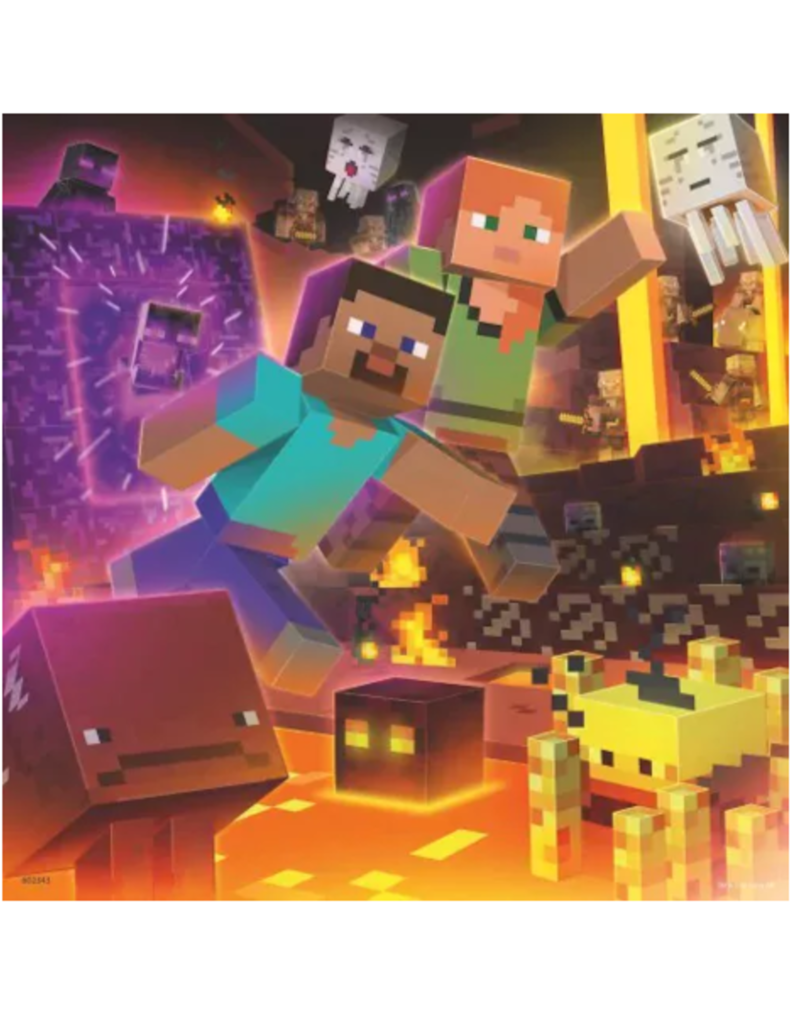 Ravensburger Ravensburger - 5+ - 3x49 - Minecraft Biomes
