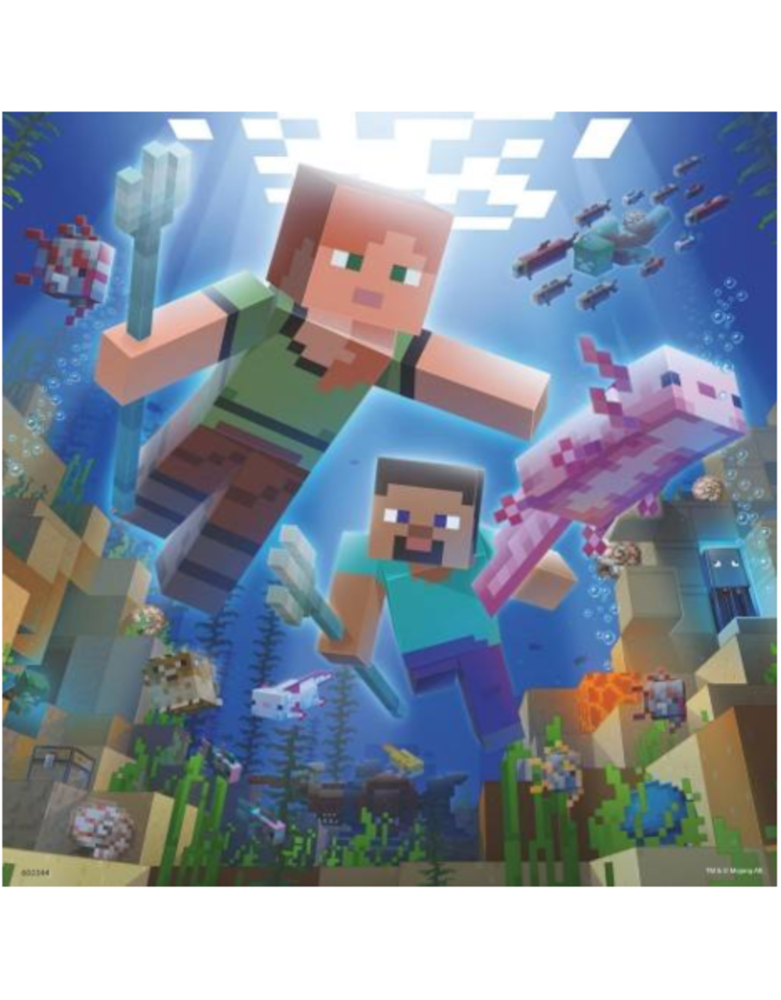Ravensburger Ravensburger - 5+ - 3x49 - Minecraft Biomes