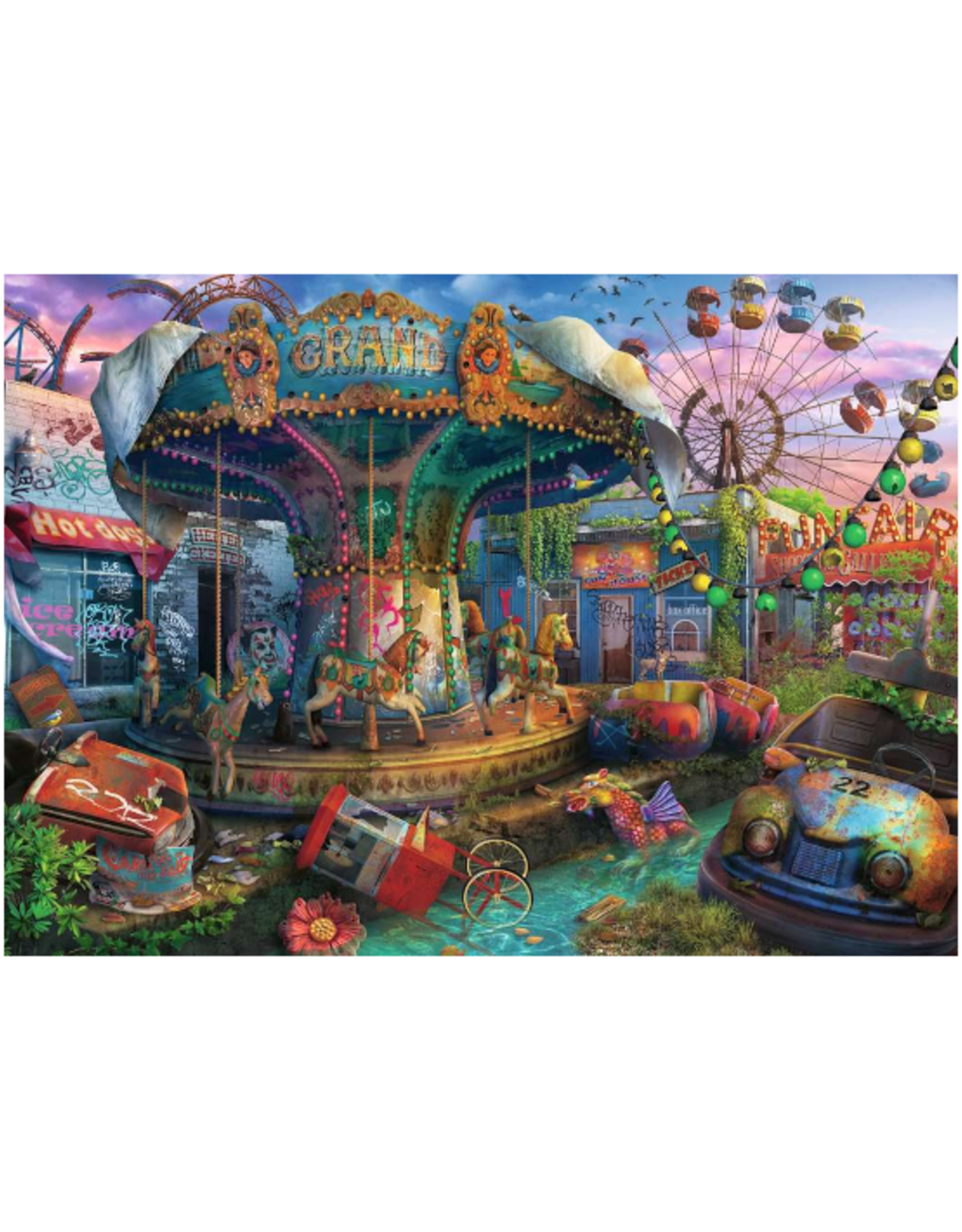 Ravensburger Ravensburger - 1000pcs - Abandoned: Gloomy Carnival