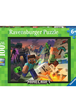 Ravensburger Ravensburger - 6+ - 100pcs - Monster Minecraft