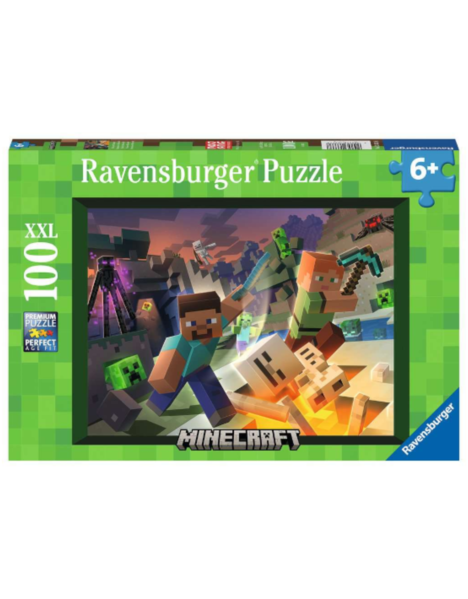 Ravensburger Ravensburger - 6+ - 100pcs - Monster Minecraft