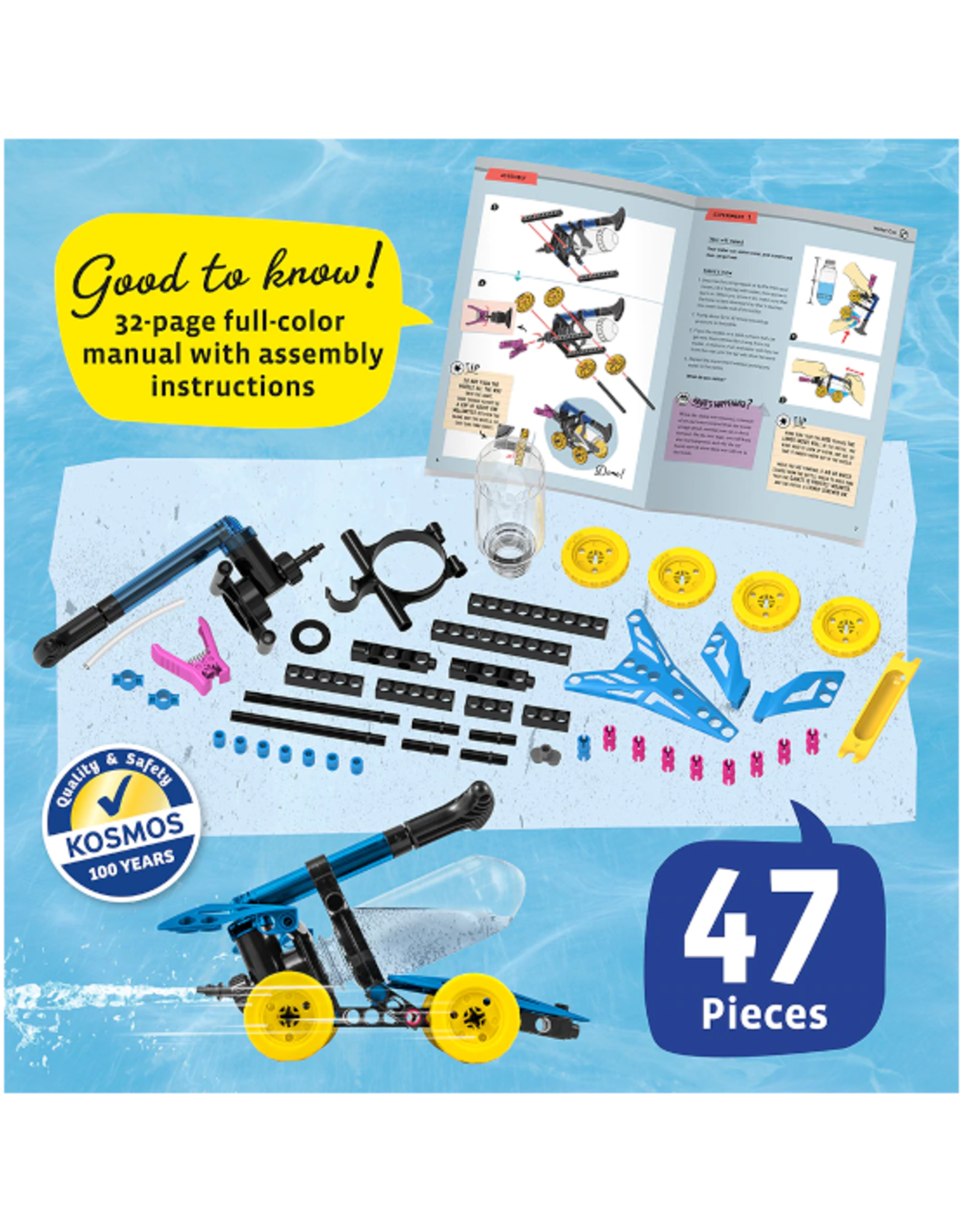 Thames & Kosmos Thames & Kosmos - Water Power: Rocket-Propelled Cars, Boats, and More