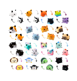 Jimmy Zee's Reversible Plooshie Animals (Assorted Styles)