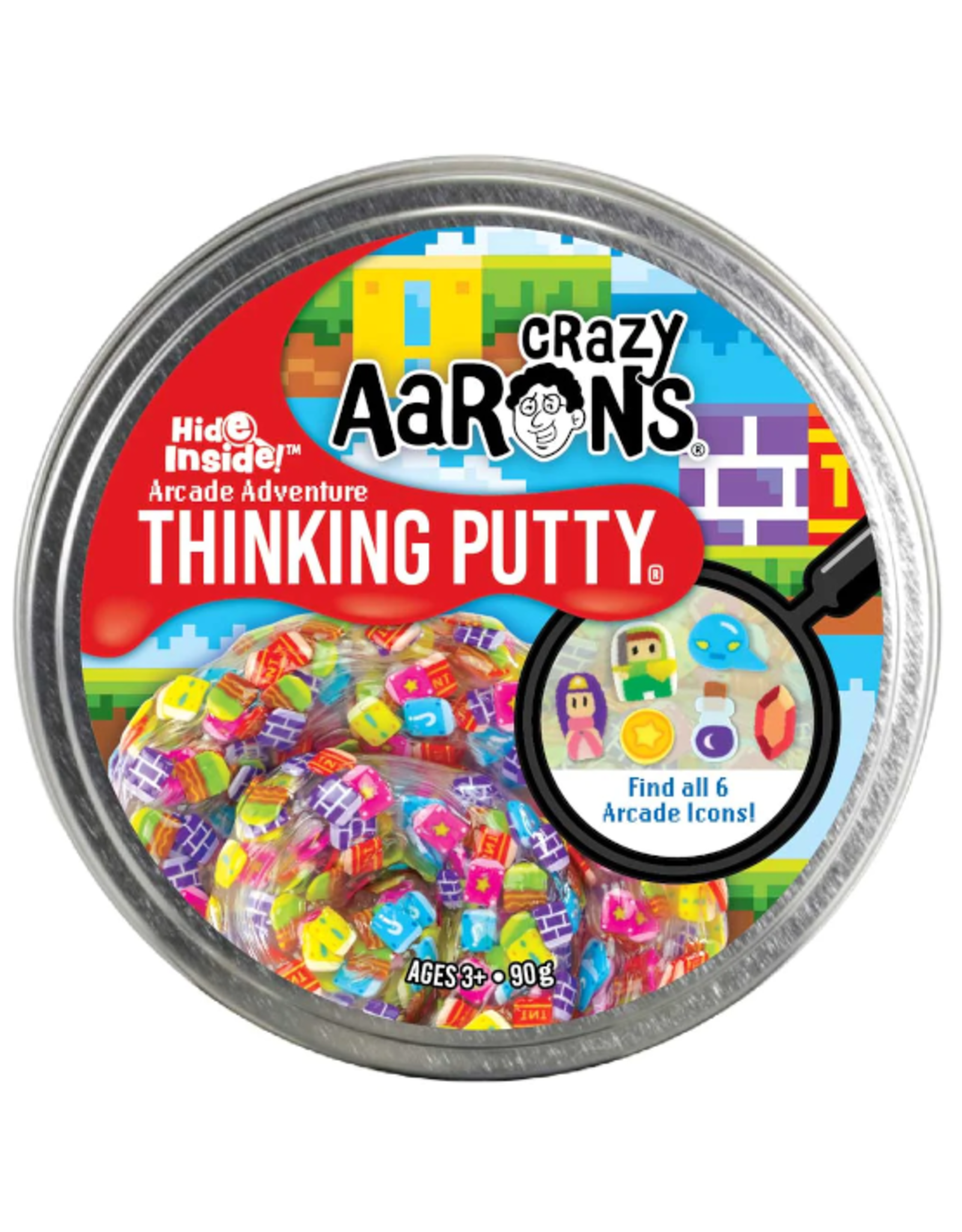 Crazy Aarons Crazy Aarons Thinking Putty - 3.2oz - Hide Inside: Arcade Adventure