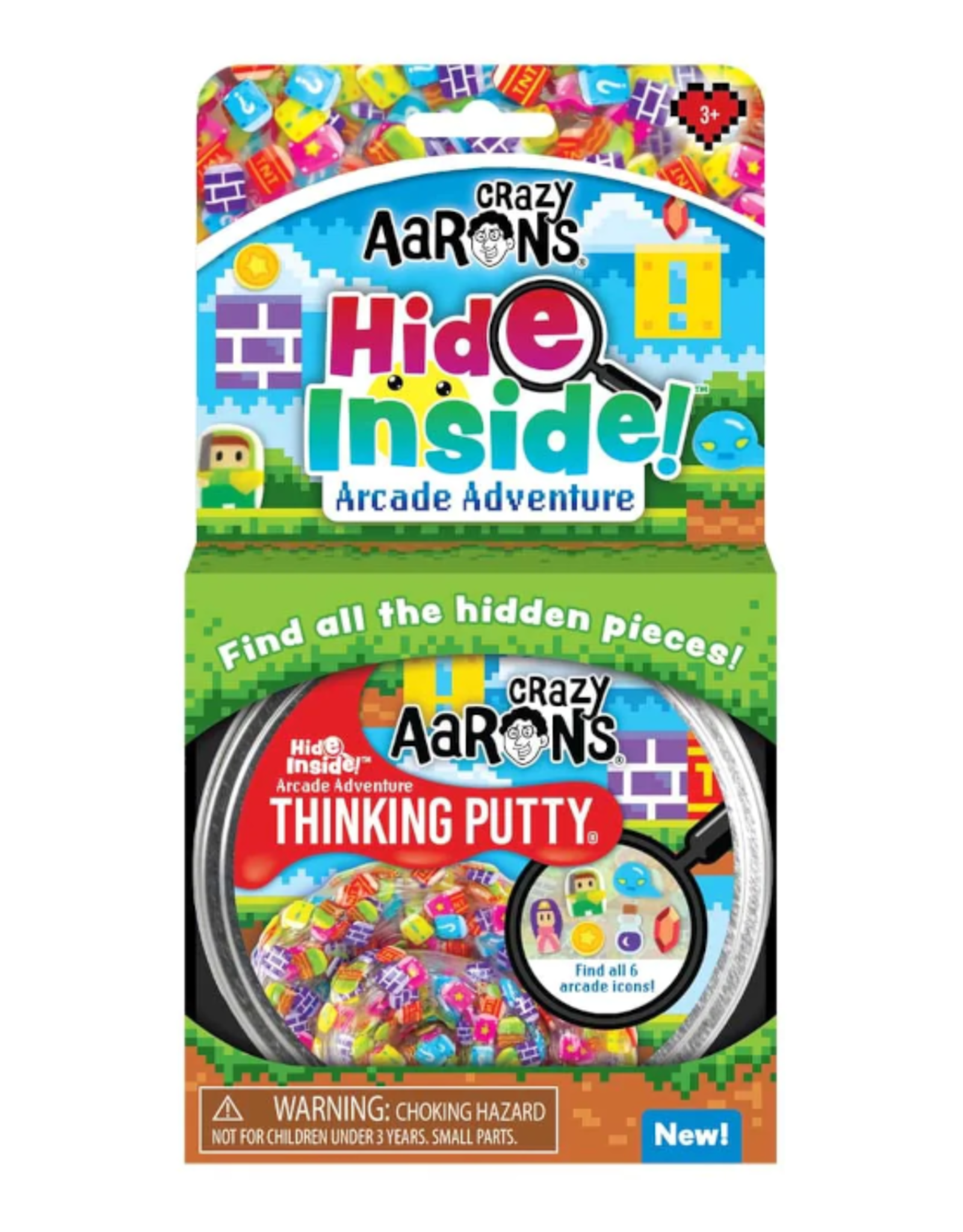 Crazy Aarons Crazy Aarons Thinking Putty - 3.2oz - Hide Inside: Arcade Adventure