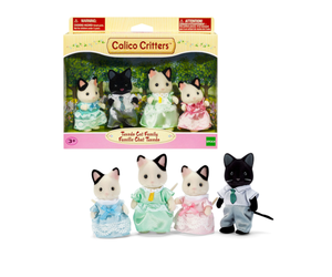 Calico critters tuxedo cat family names sale