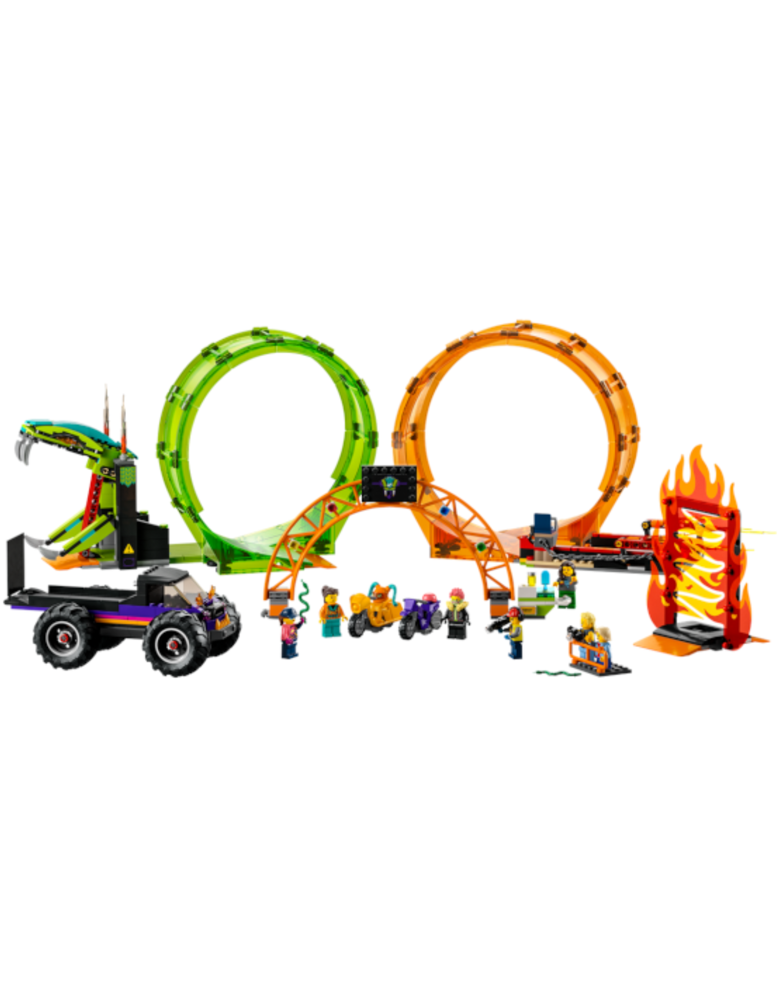 Lego Lego - City - 60339 - Double Loop Stunt Arena