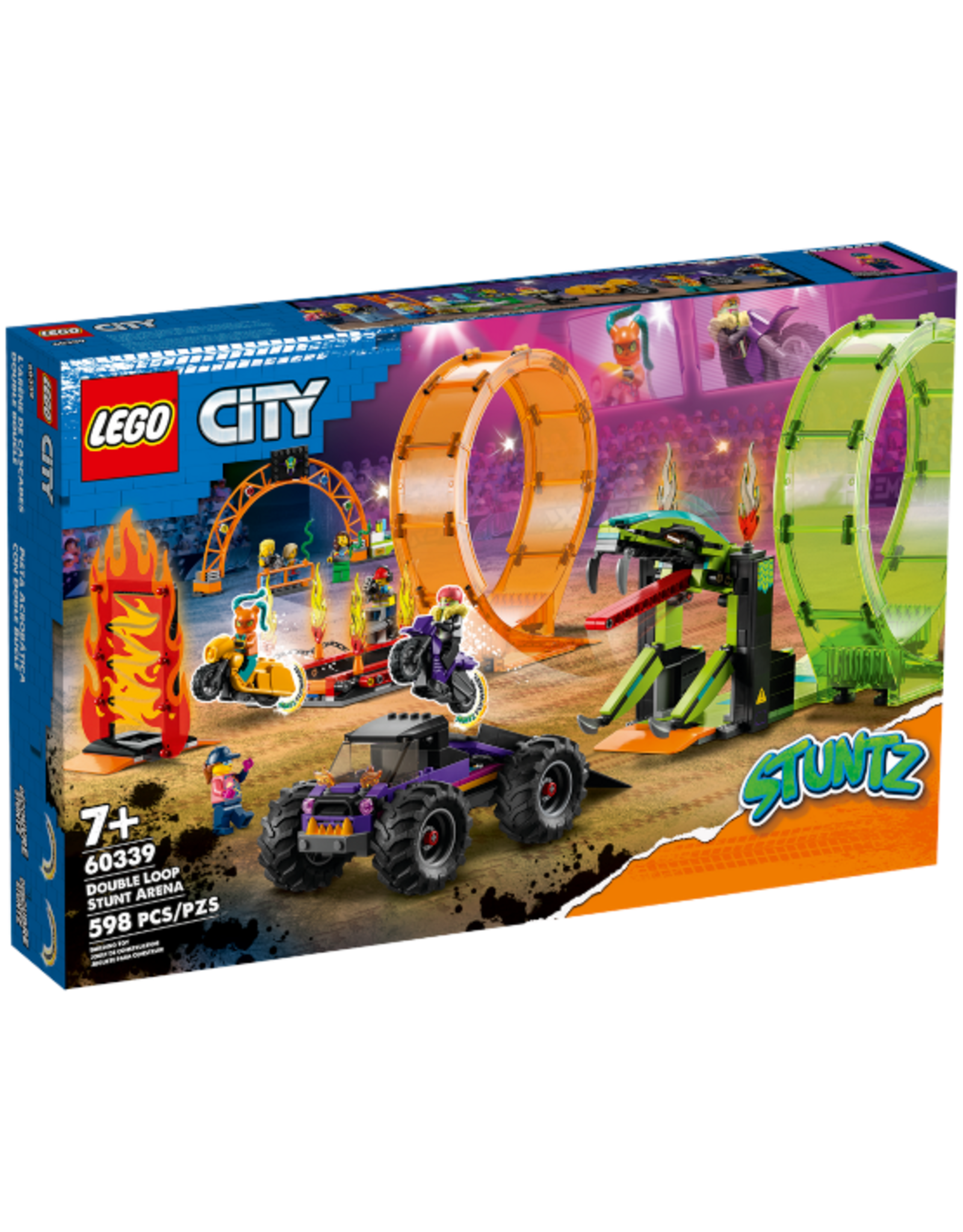 Lego Lego - City - 60339 - Double Loop Stunt Arena