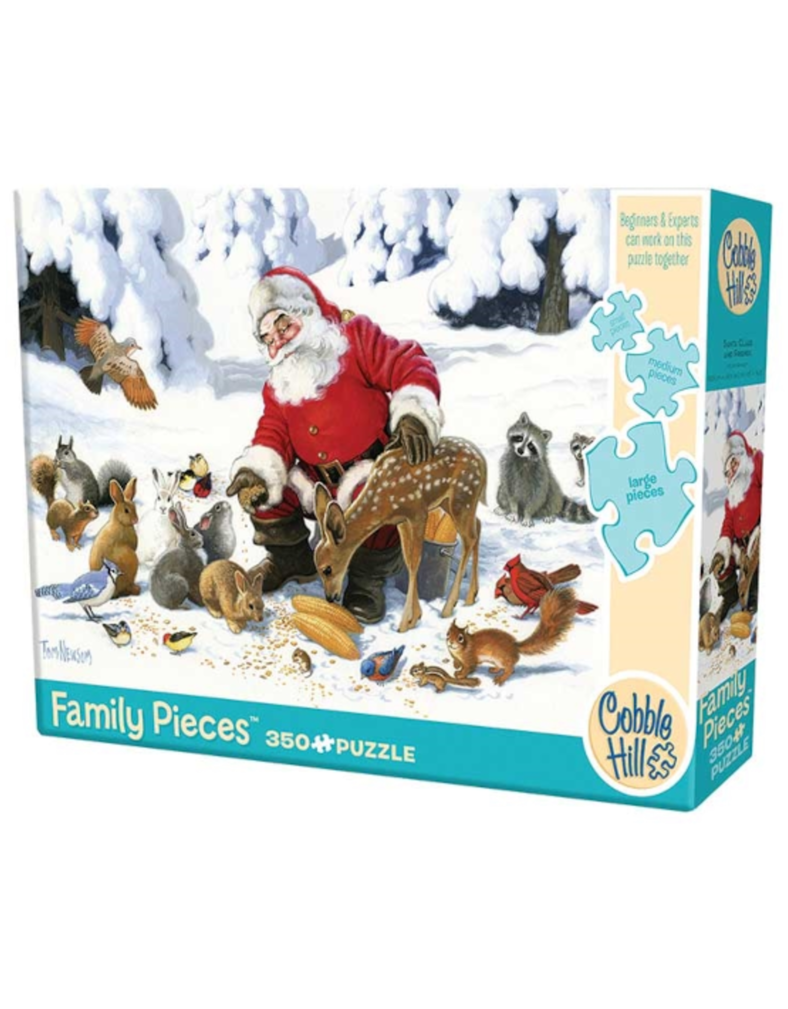 Cobble Hill Cobble Hill - 350 pcs - Family Pieces - Santa Claus and Friends