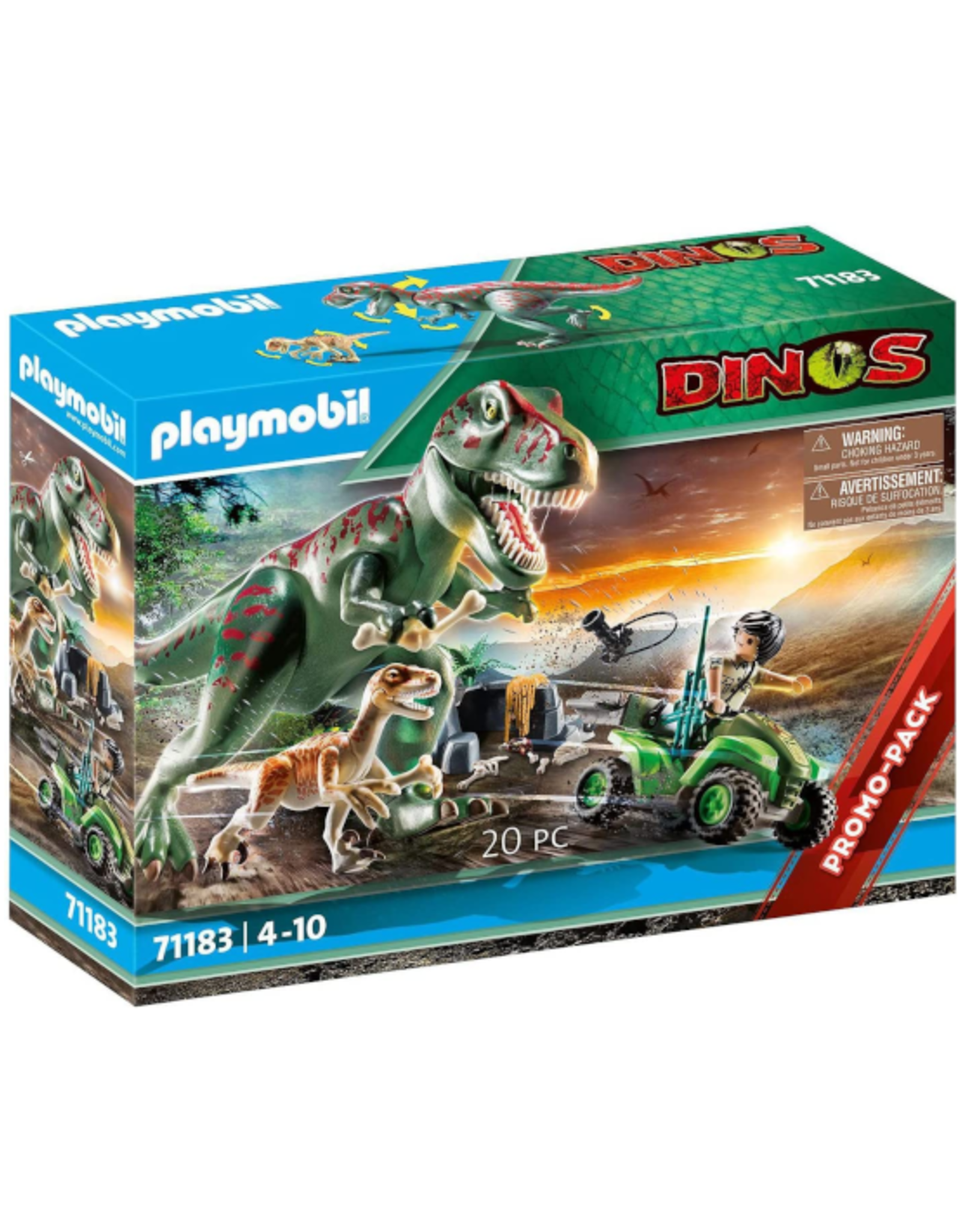 Playmobil Playmobil - Dinos - 71183 - T-Rex Attack with Quad
