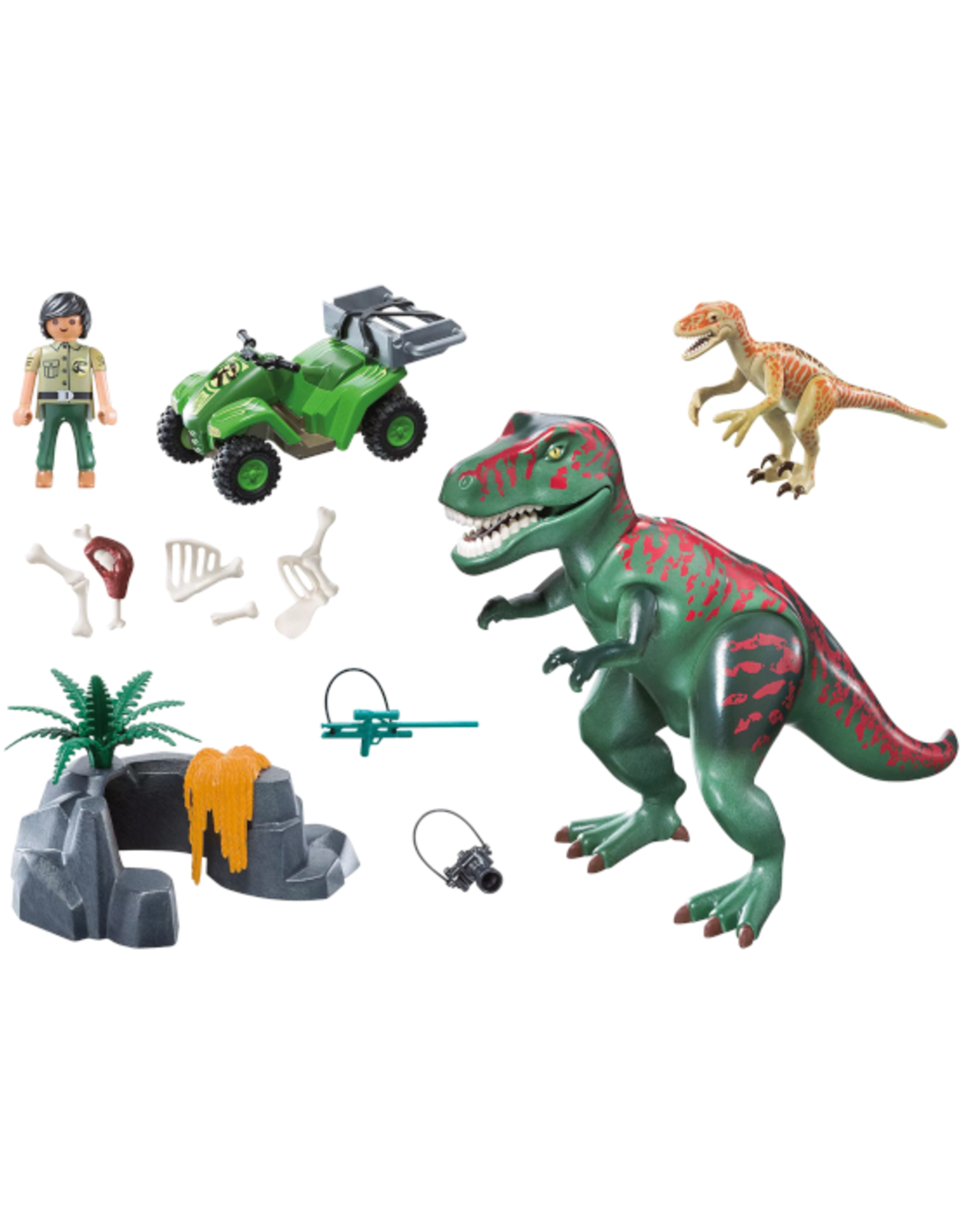 Playmobil Playmobil - Dinos - 71183 - T-Rex Attack with Quad