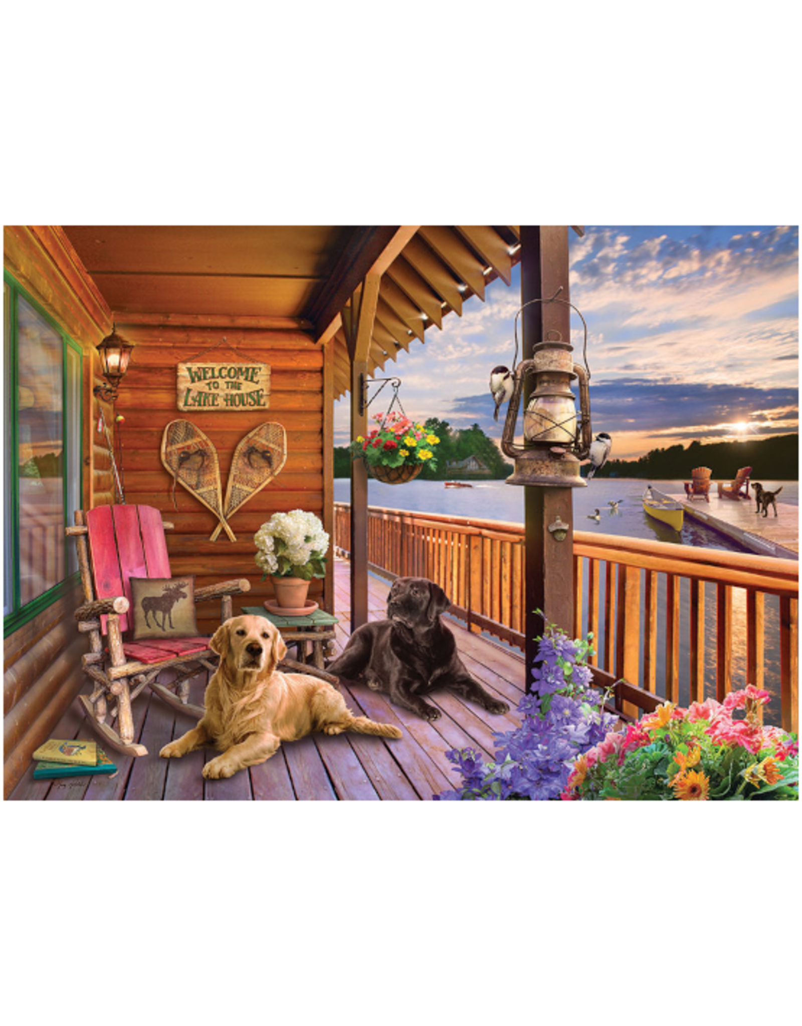 Cobble Hill Cobble Hill - 1000pcs - Welcome to the Lakehouse