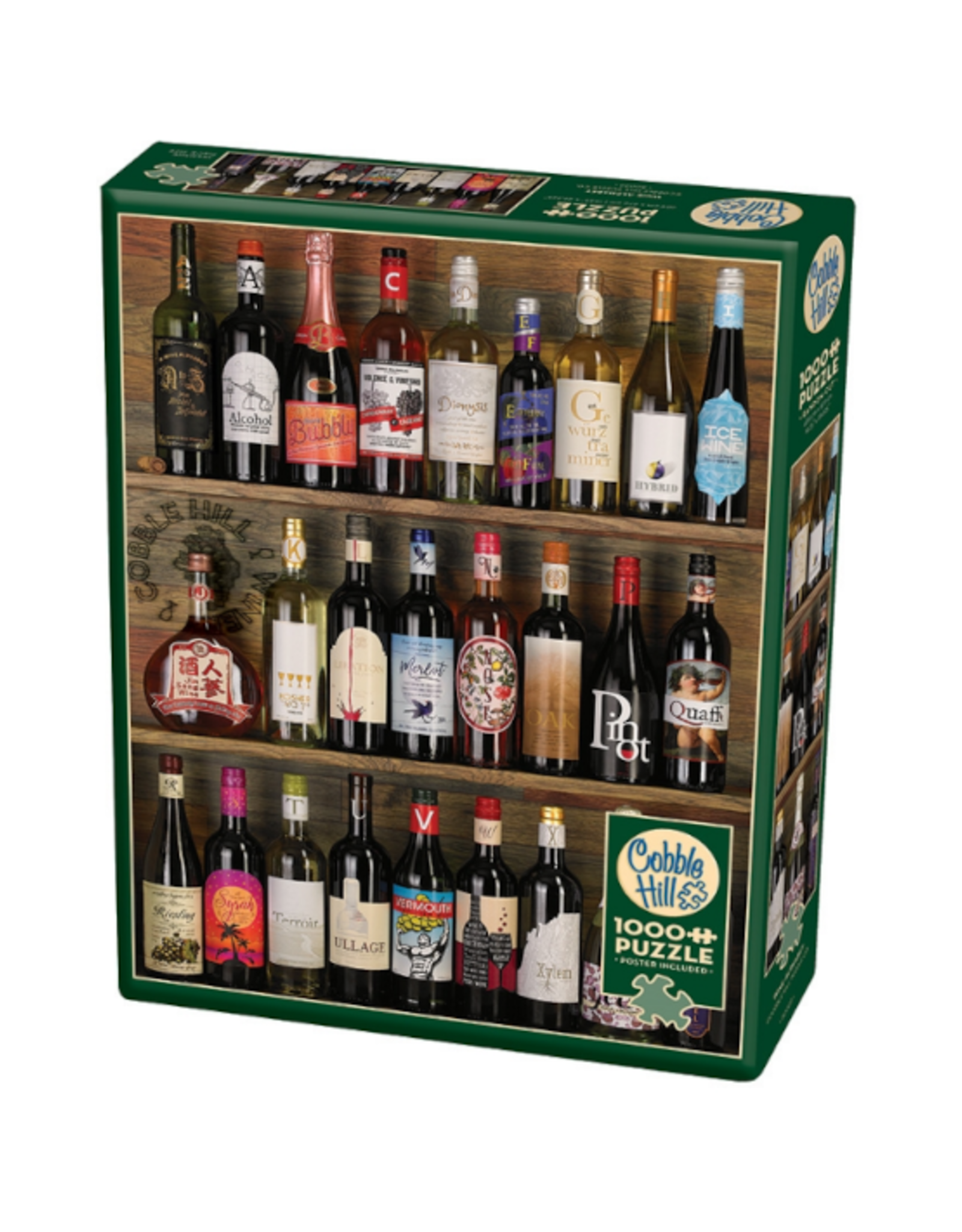 Cobble Hill Cobble Hill - 1000pcs - Wine Alphabet