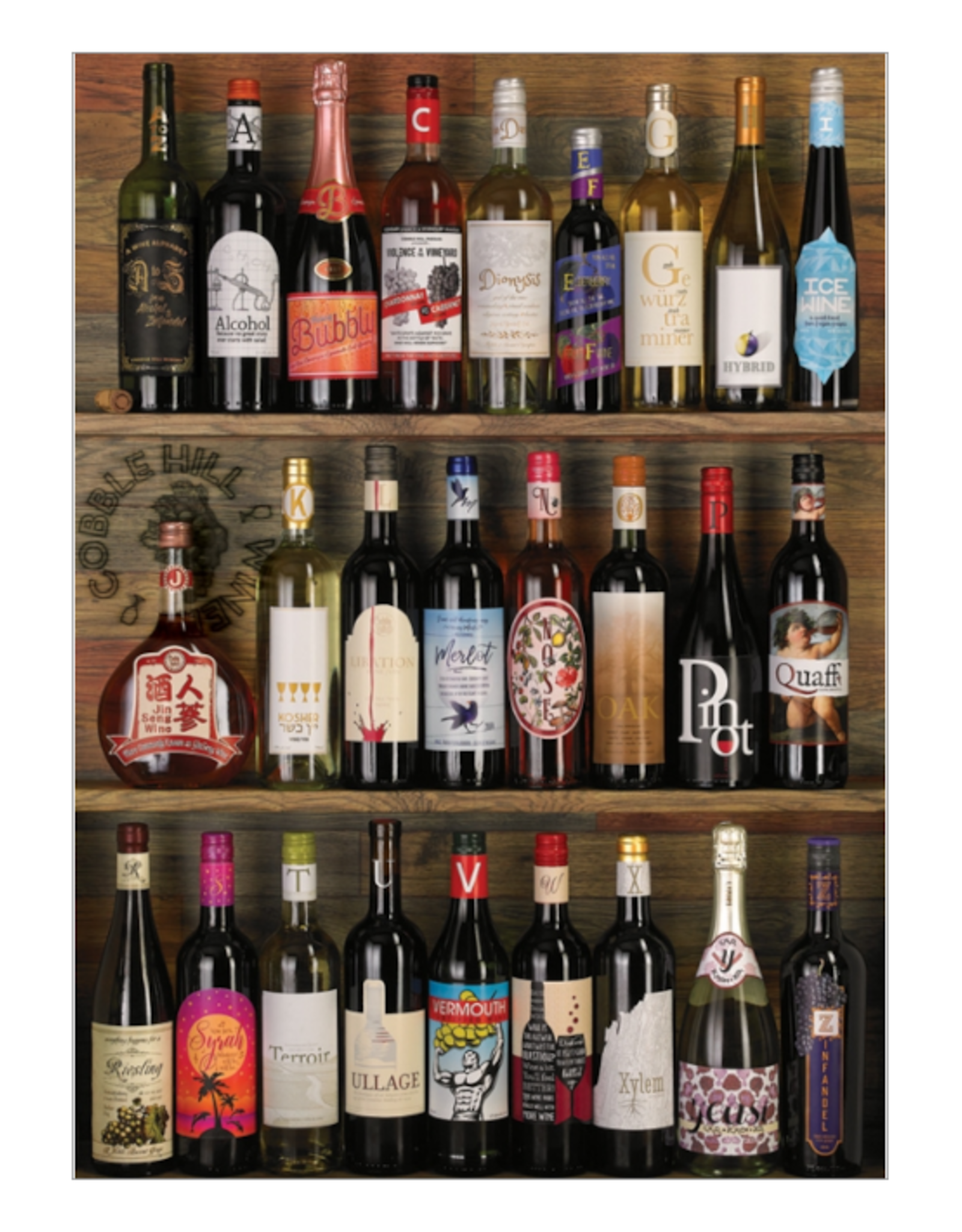 Cobble Hill Cobble Hill - 1000pcs - Wine Alphabet