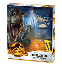 Thames & Kosmos Jurassic World: Dominion Dinosaur Dig - Blue, T.rex, and Amber