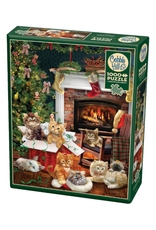 Cobble Hill Cobble Hill - 1000 Pcs - Christmas Kittens