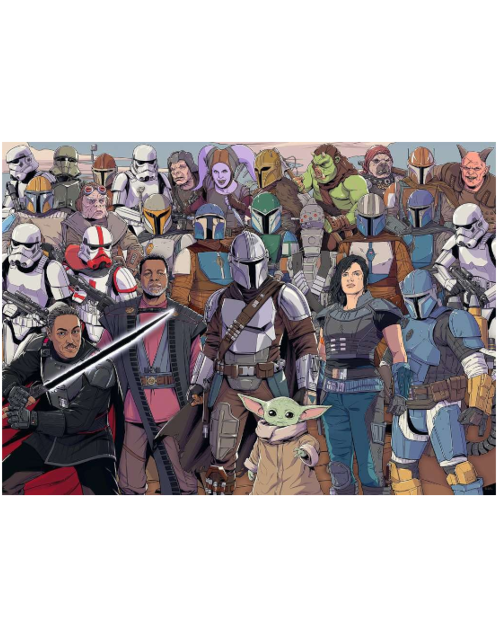 Ravensburger Ravensburger - 1000pcs - The Mandalorian Challenge Puzzle