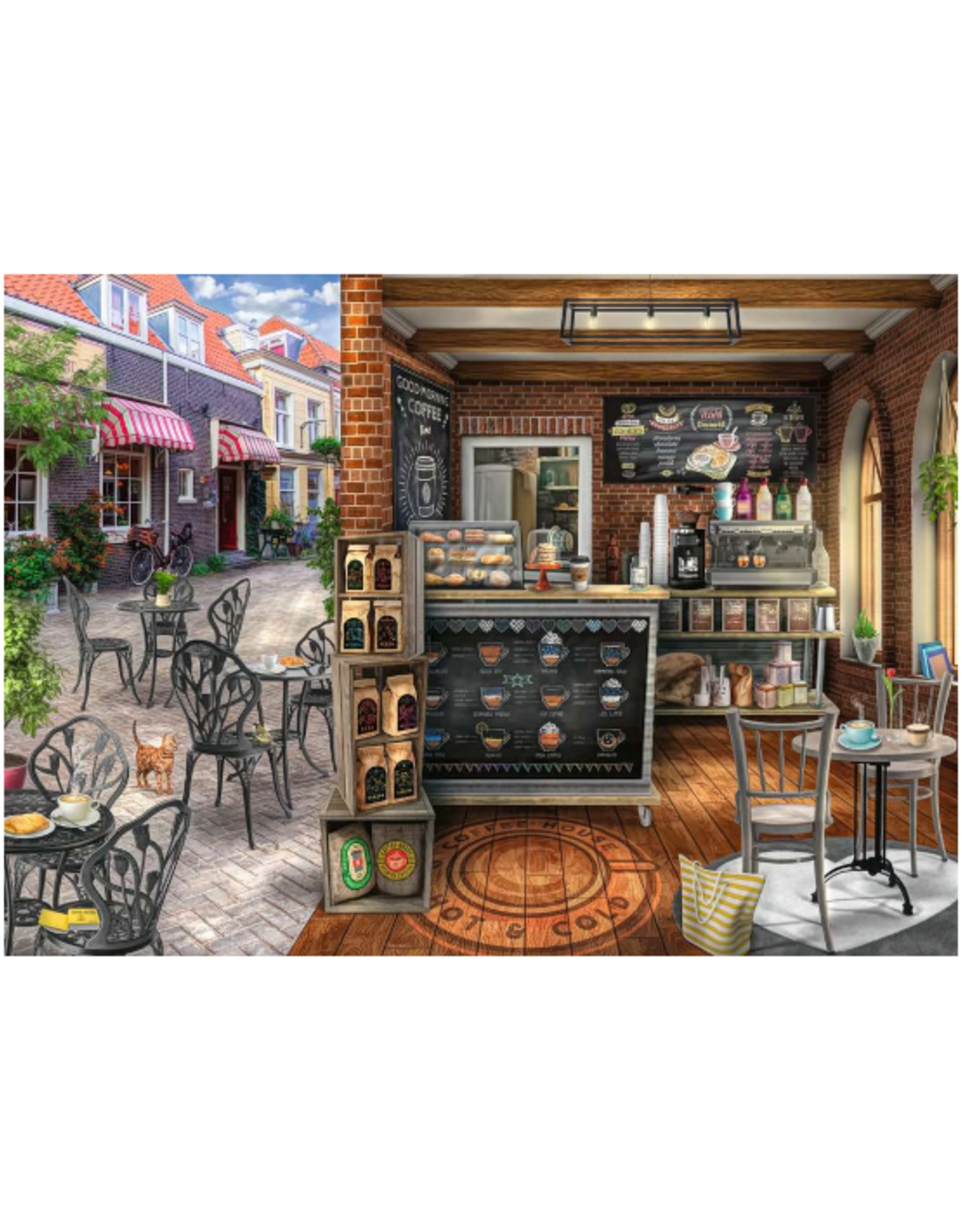 Ravensburger Ravensburger - 1000pcs - Quaint Cafe
