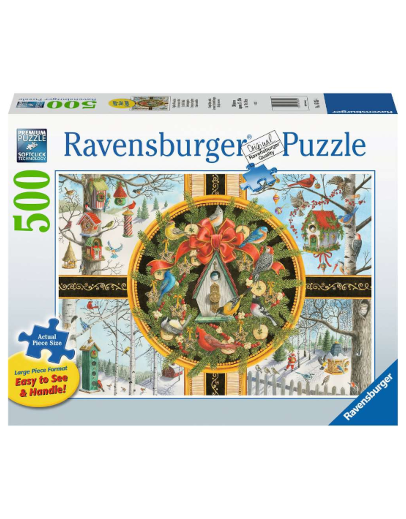 Ravensburger Ravensburger - 500pcs - Large Format - Christmas Songbirds