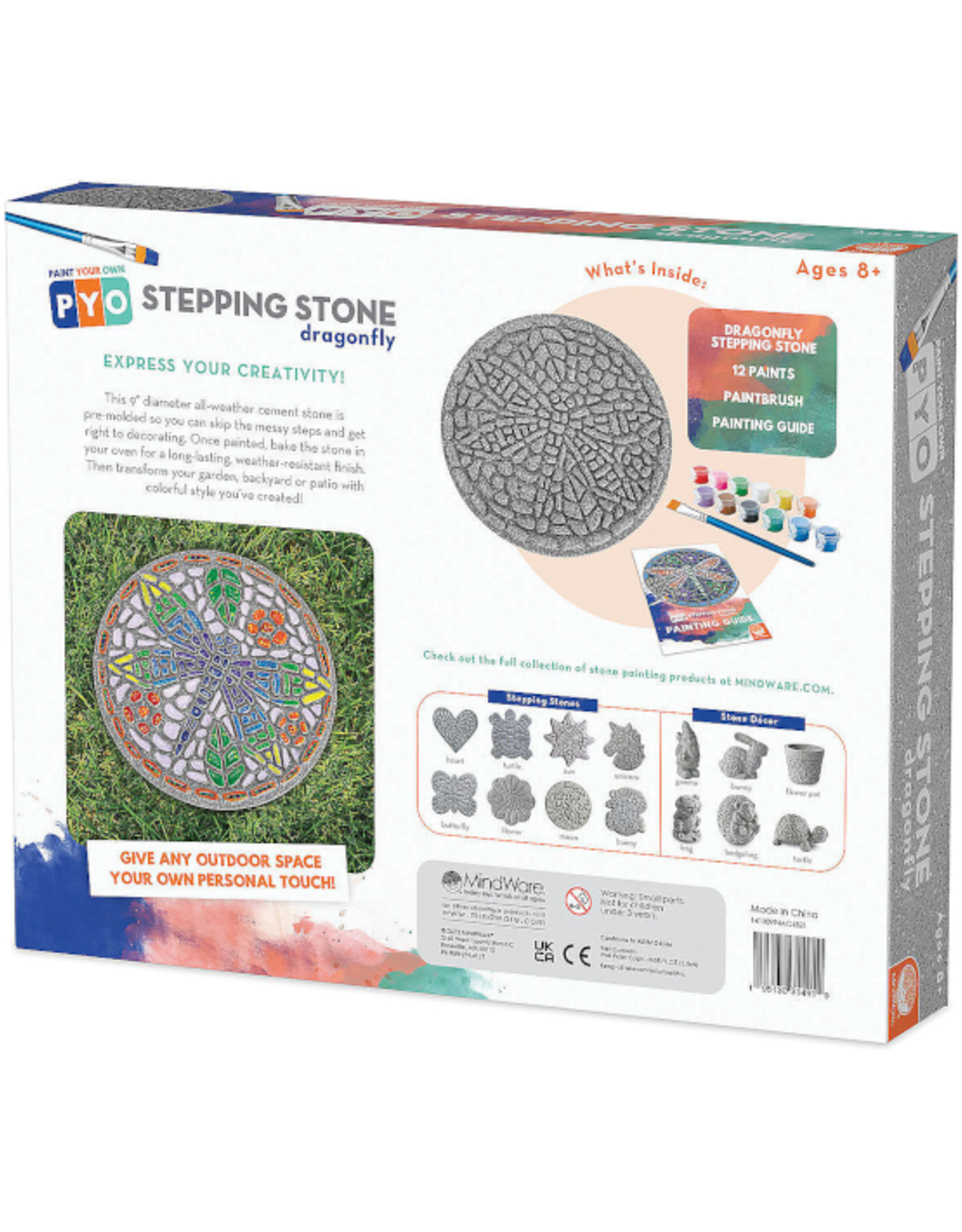 Mindware Mindware - Paint your Own Stepping Stone - Dragonfly