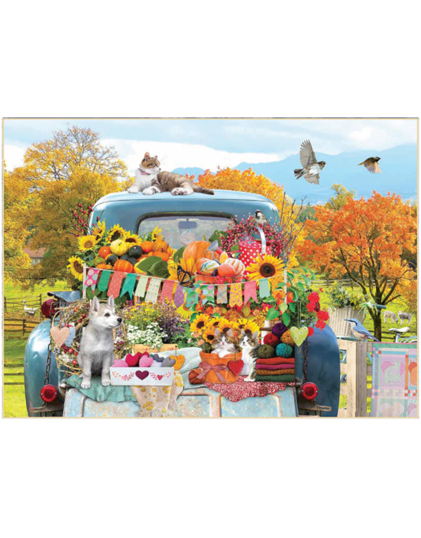 Cobble Hill Cobble Hill - 500pcs - Country Truck in Autumn