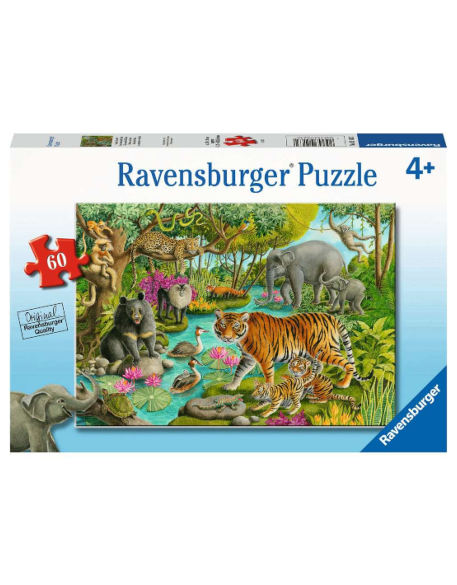 Ravensburger Ravensburger - 4+ - 60pcs - Animals of India