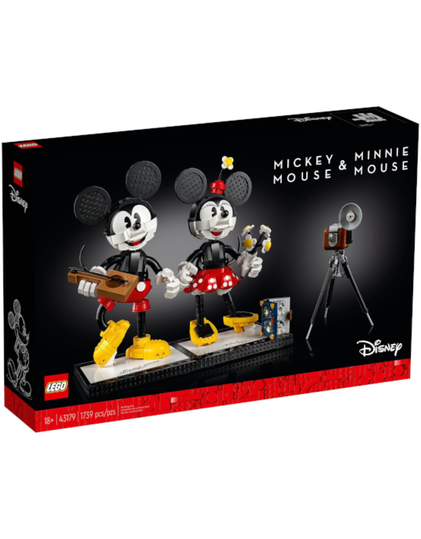 Lego - Disney - 43179 - Mickey Mouse & Minnie Mouse Buildable Characters - - Westmans Local Toy Store Lego - Disney - 43179 - Mickey Mouse & Minnie Mouse Buildable Characters - - Westmans Local Toy Store