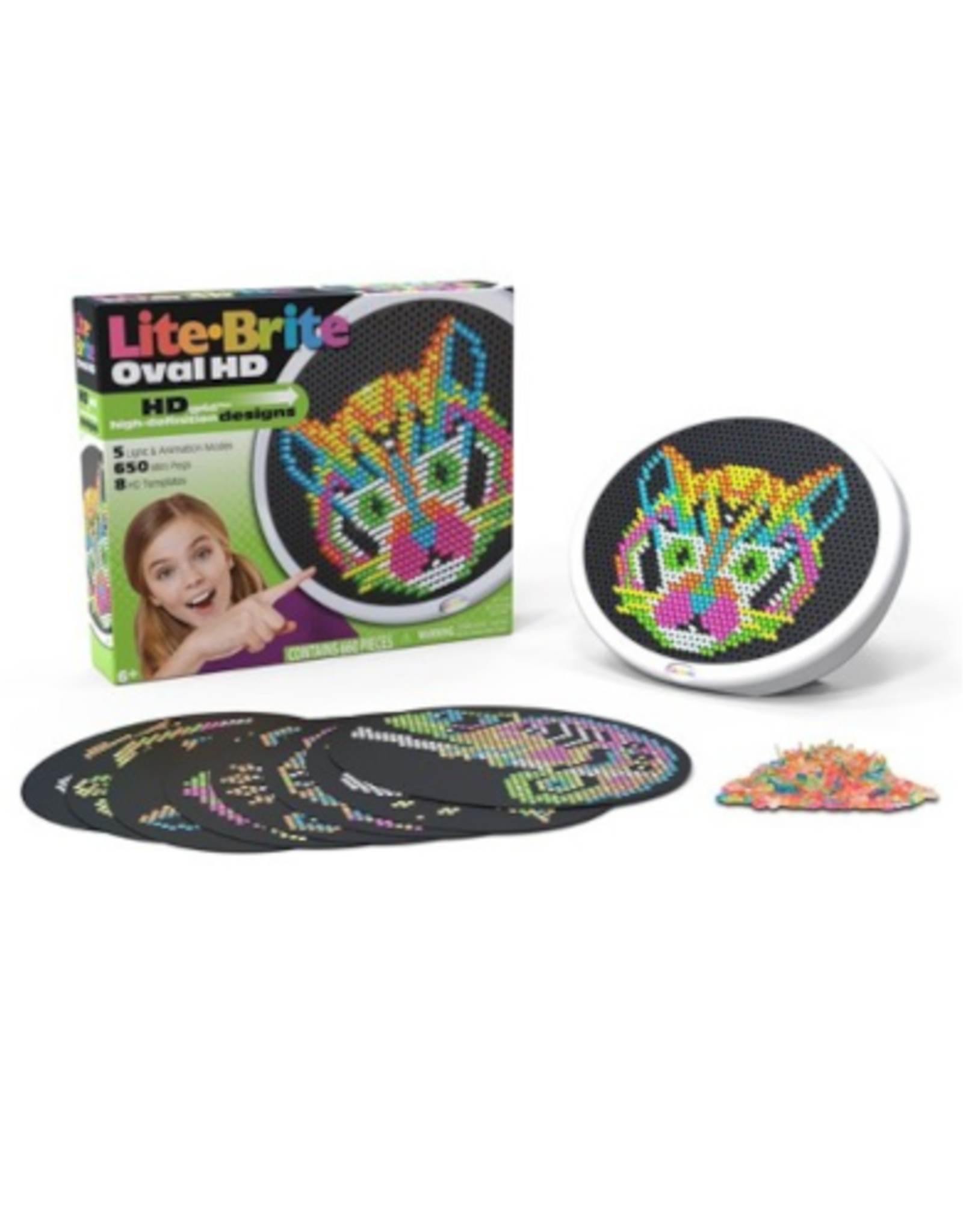 Basic Fun Basic Fun - Lite Brite Oval HD