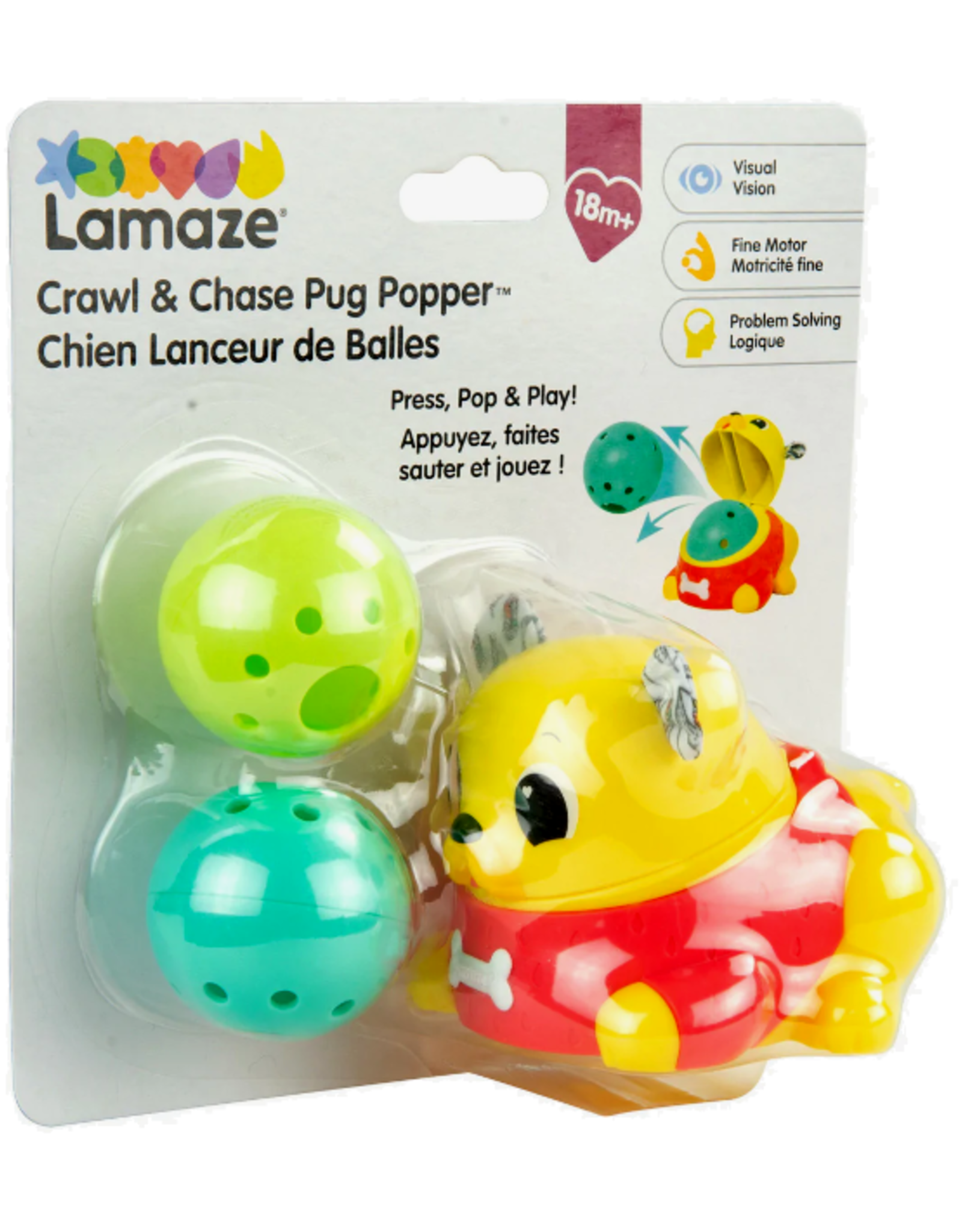 Lamaze - Crawl and Chase Pug Popper