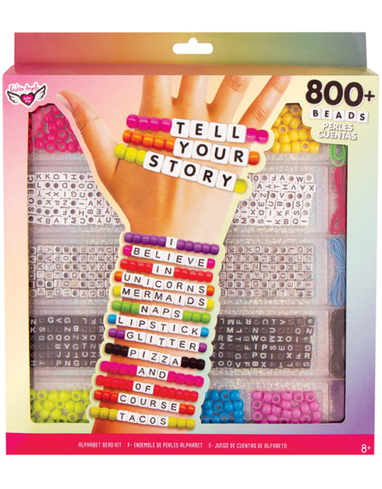 Fashion Angels - Tell Your Story - Alphabet Bead Case - Large -   - Westmans Local Toy Store